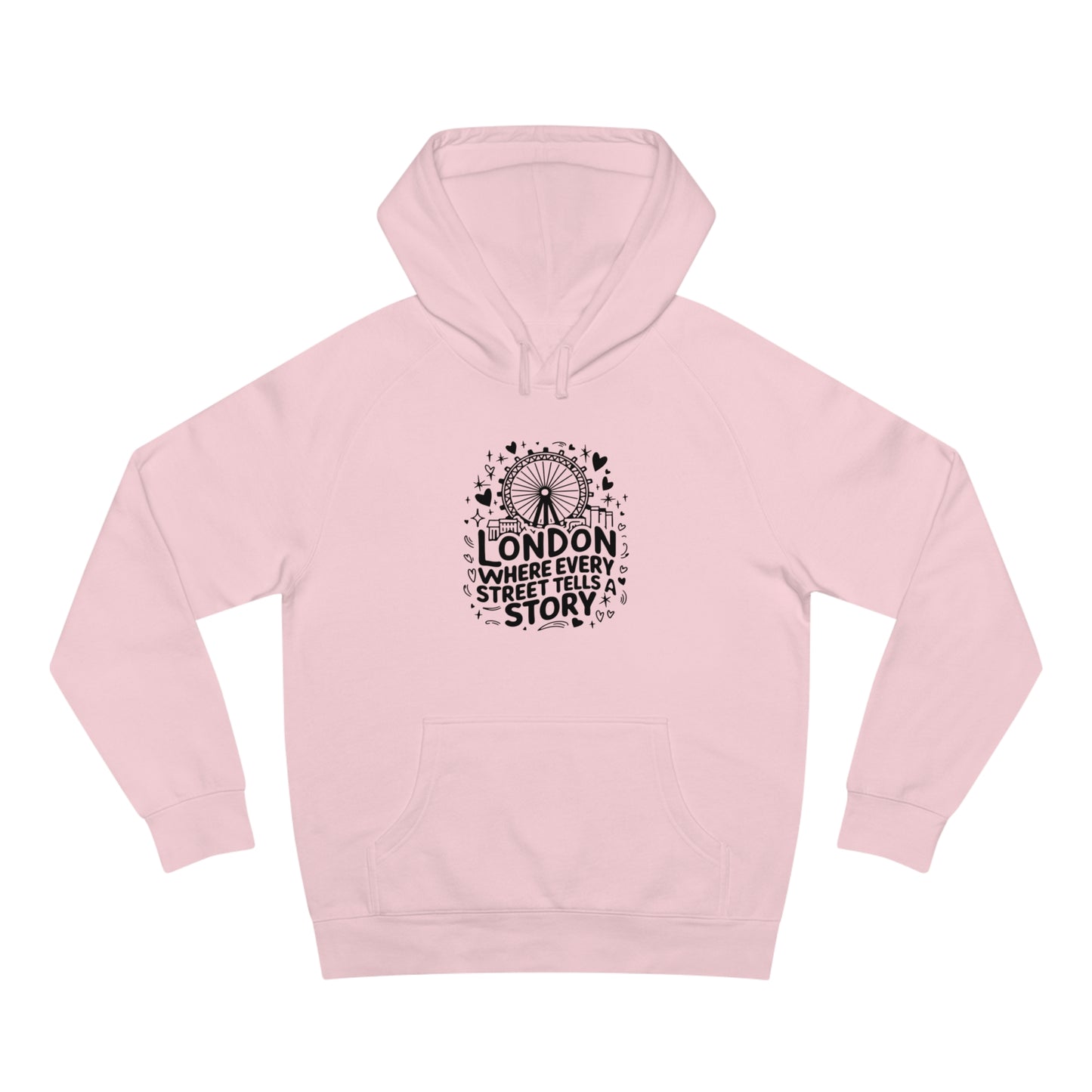 Versatile Unisex Hoodie - London's Story Telling Streets
