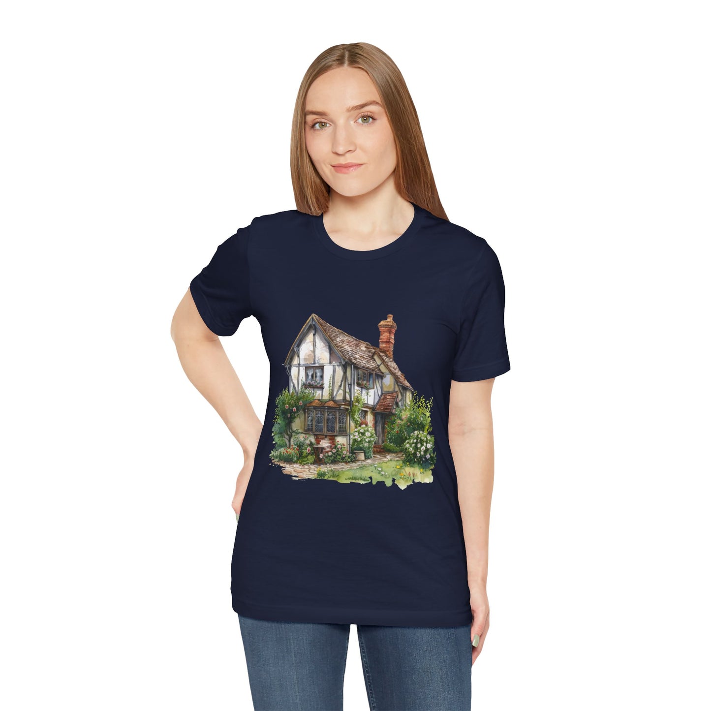 Unisex Jersey Short Sleeve Tee - Timeless Beauty - British Village Homes