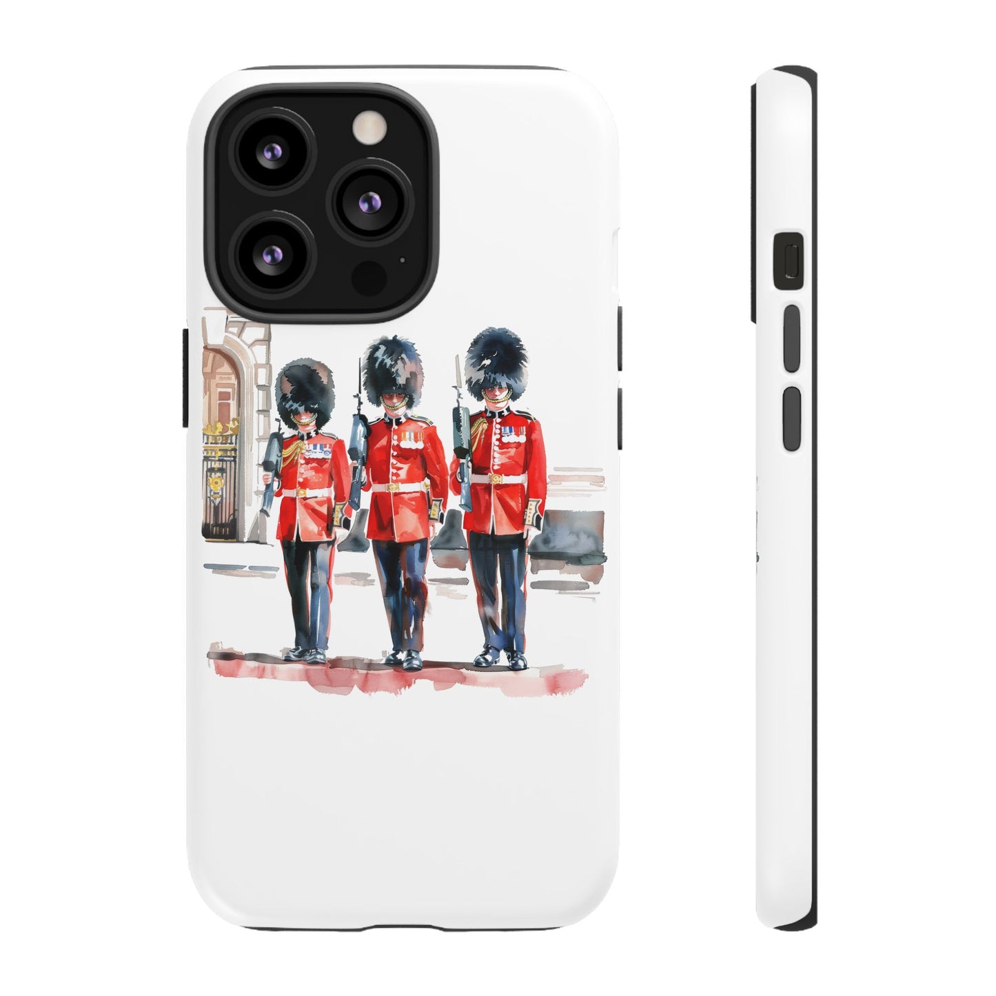 Phone Case with Royal Guard Design, Unique Cell Cover, London Souvenir, Tough Phone Case, Gift for Travelers, Stylish Street Photography