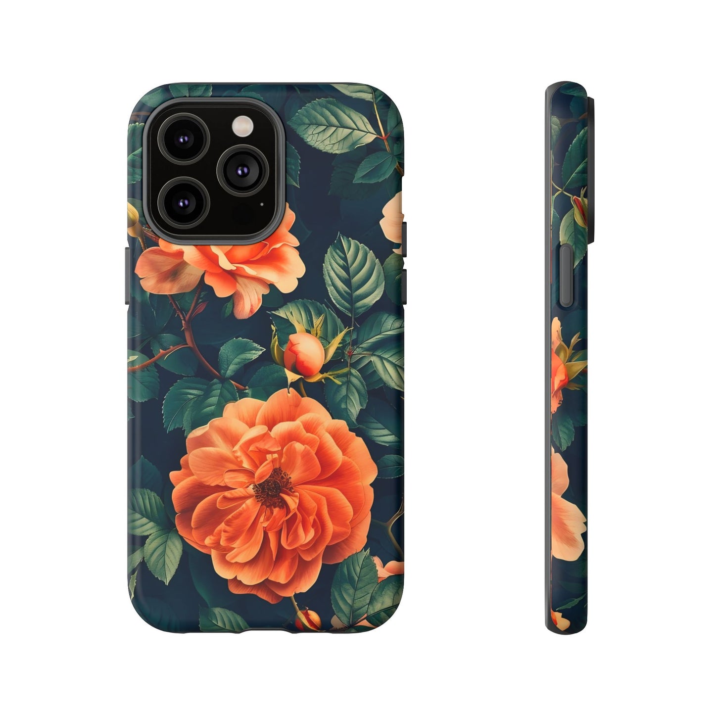 Floral Phone Case, Tough Cases for Nature Lovers, Botanical Design, Phone Protection, Gift for Her, Trending Floral Accessories
