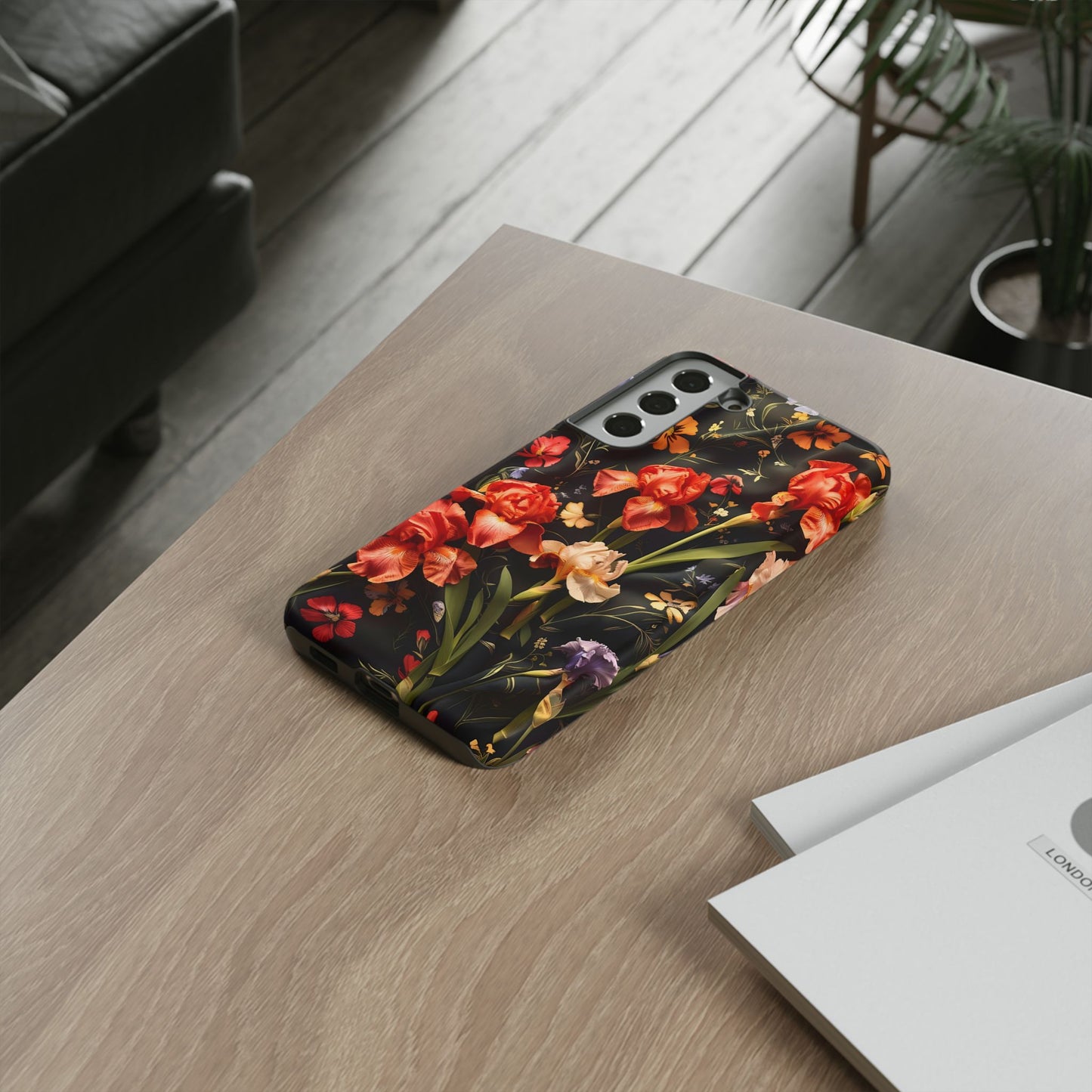 Floral Tough Case for Phone, Durable Protective Phone Cover, Gift for Flower Lovers, Phone Accessories, Spring Vibes
