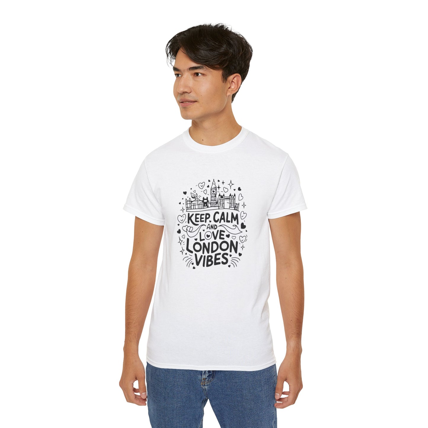 Unisex Ultra Cotton Tee Relaxing - London Vibes