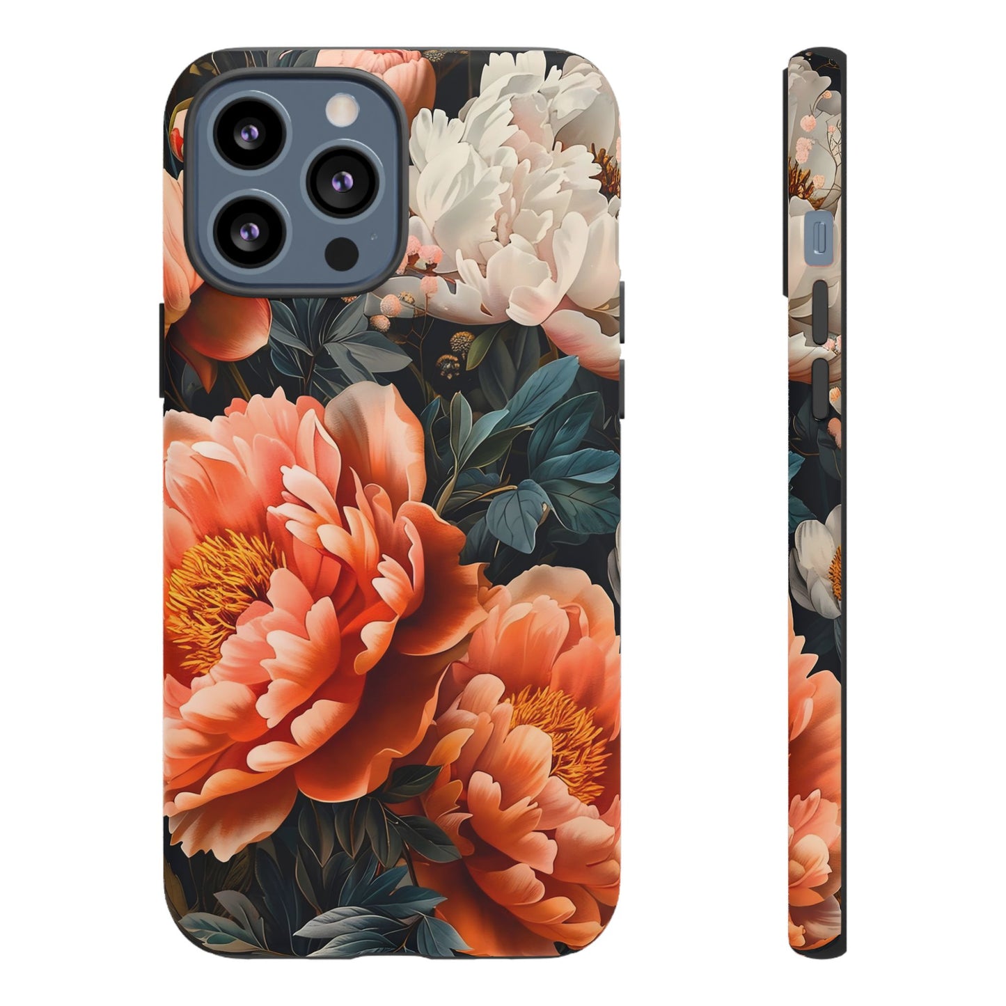 Floral Phone Case - Tough Cases, Durable Cover, Flower Design, Unique Gift, Phone Accessories