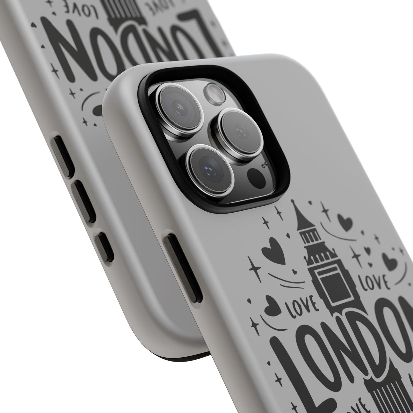 London Love Phone Case, Tough Cases, Stylish Phone Accessories, Unique Gift for Travelers, London Souvenir, Love Design