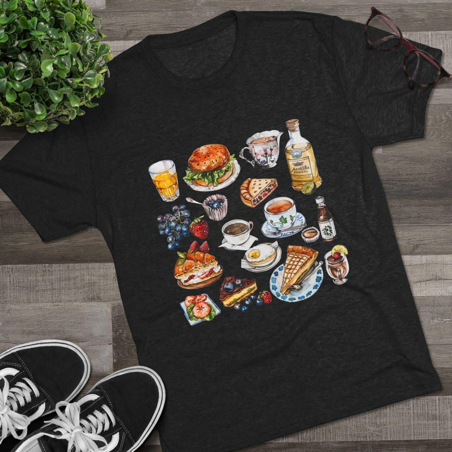 Vintage England Cozy Unisex Tri-Blend Crew Tee