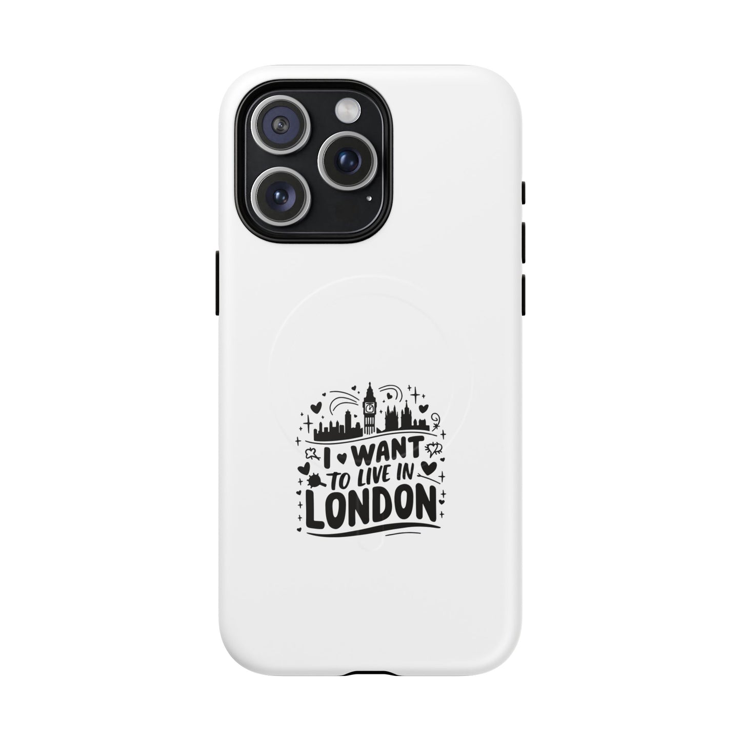 London Dream Tough Magnetic Phone Case, Chic Phone Cover, Ideal Gift for London Lovers, Functional Phone Accessory, Stylish Tech Gear