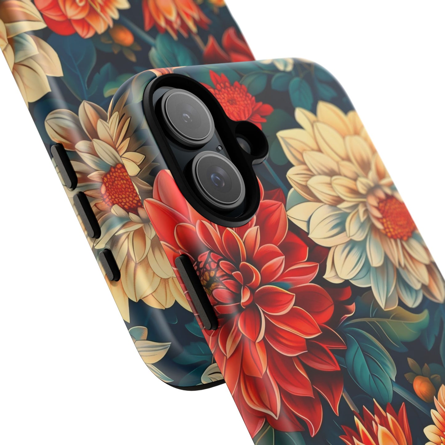 Floral Phone Case - Vibrant Tough Cases, Stylish Floral Cell Phone Cover, Gift for Her, Trendy Phone Accessory, Flower Design