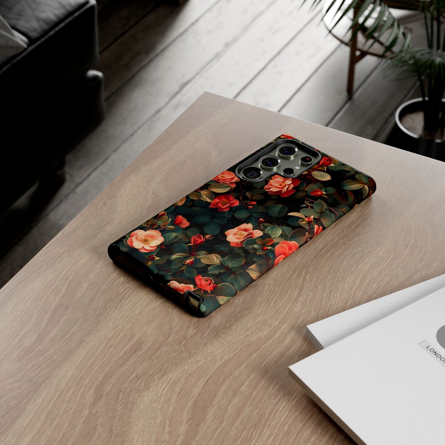 Floral Phone Case - Elegant Floral Design, Tough Protective Case, Perfect Gift for Her, Trendy Phone Accessories, Mother’s Day, Birthday