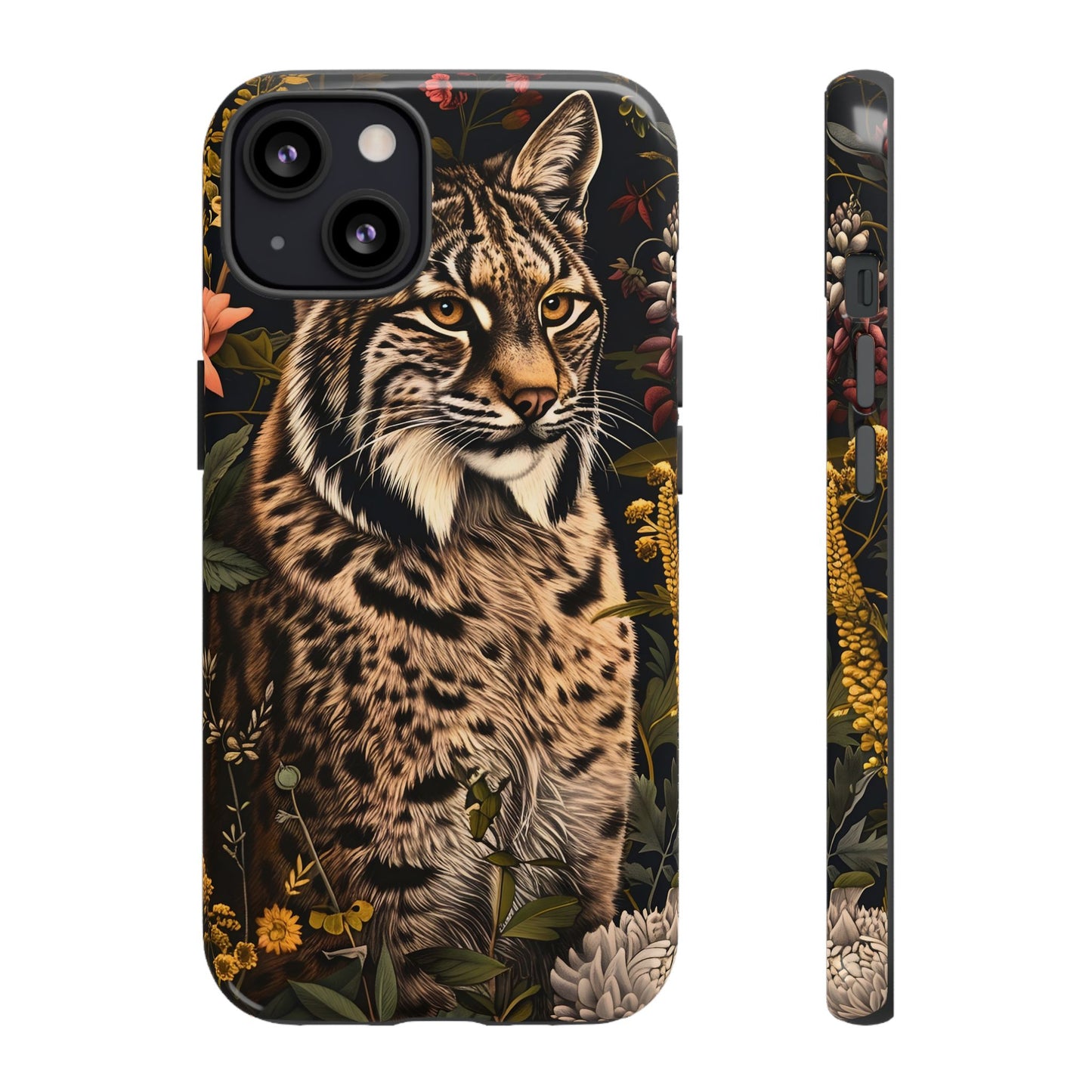 Wildlife Phone Case with Lynx Design, Tough Cases, Animal Lovers Gift, Nature Inspired Accessories, Unique Tech Protection