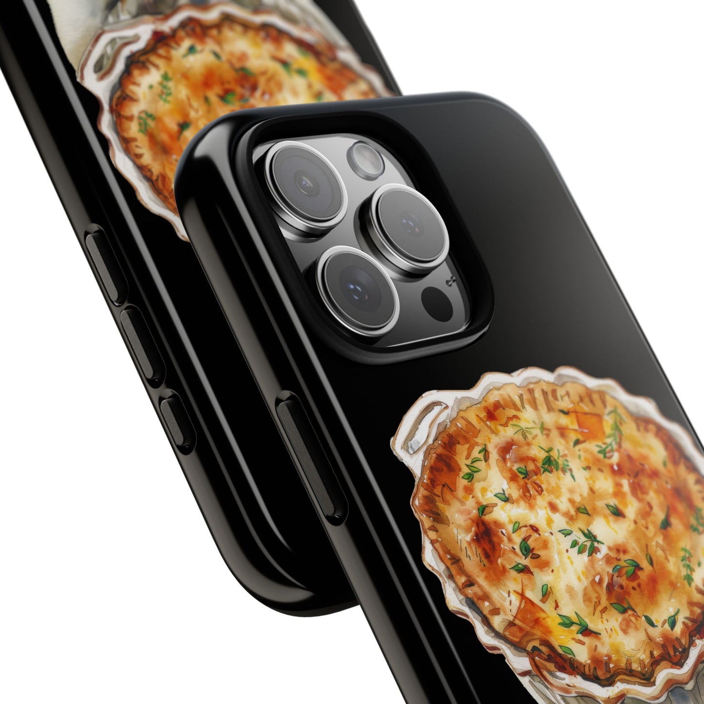 Quiche Phone Case - Funky Kitchen Decor, Foodie Gift, Chef Accessories, Culinary Art, Quirky Phone Cover