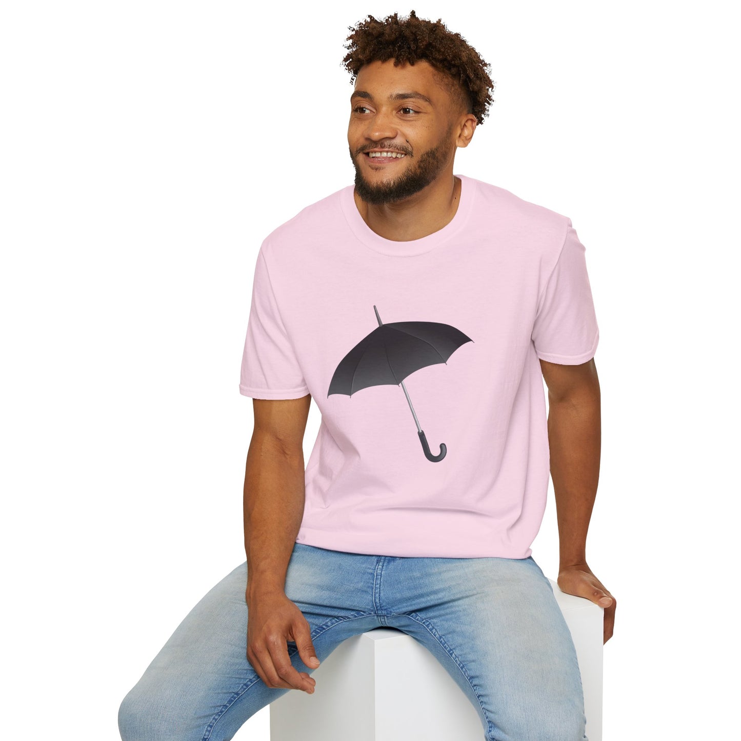 Unisex Softstyle T-Shirt - Elegant Regal Royal Umbrella
