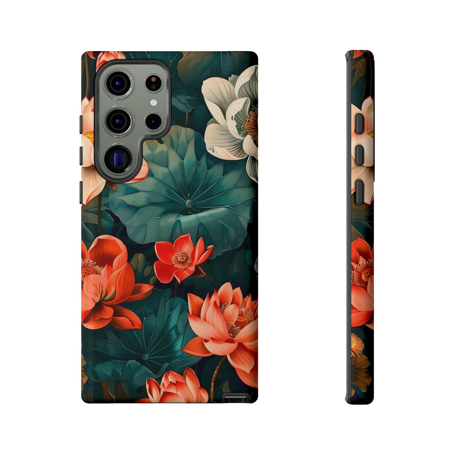 Flower Phone Case, Floral Phone Cover, Tough Case for Floral Lovers, Gift for Her, Stylish Tech Accessories