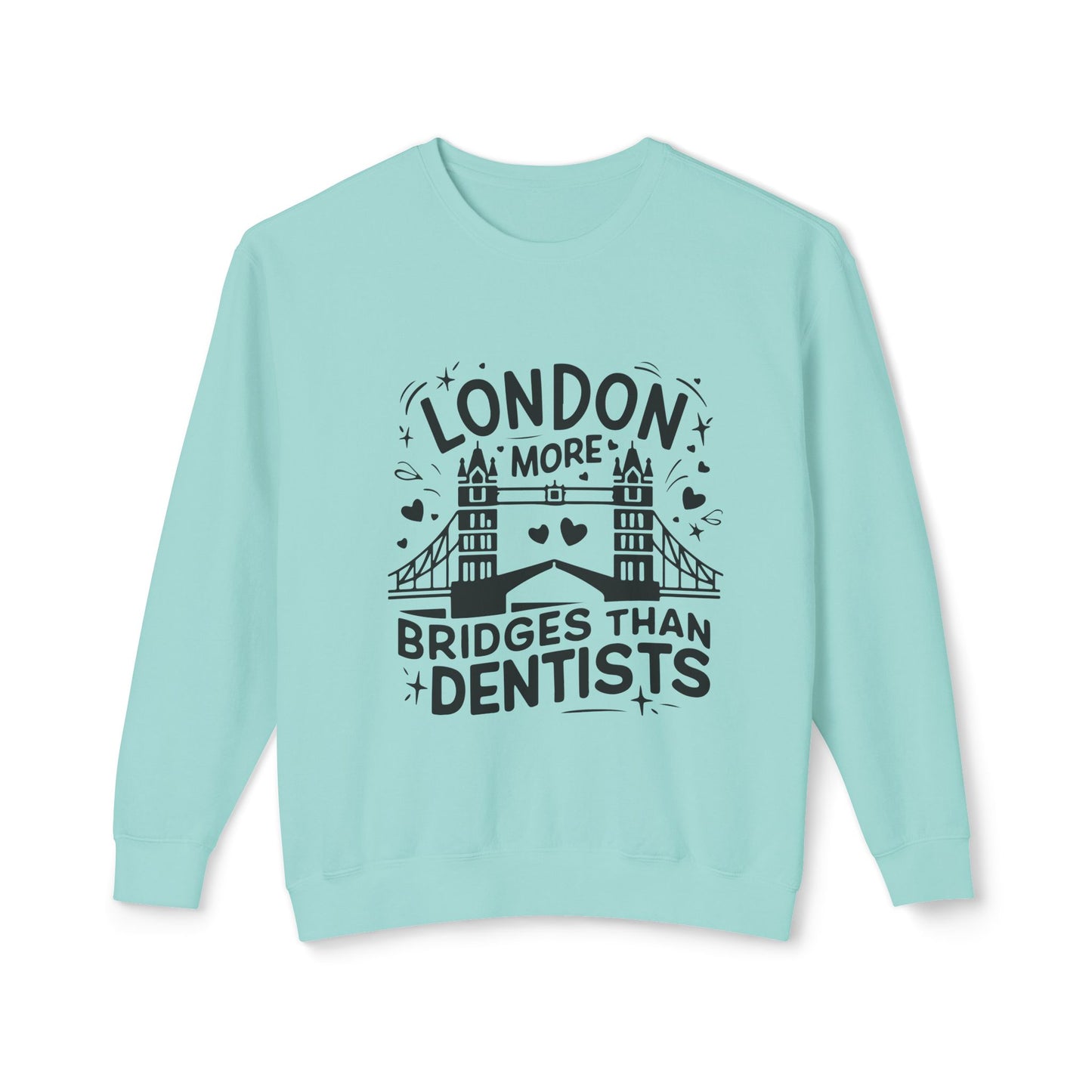 Unisex Lightweight Crewneck Sweatshirt - London is having more Bridges