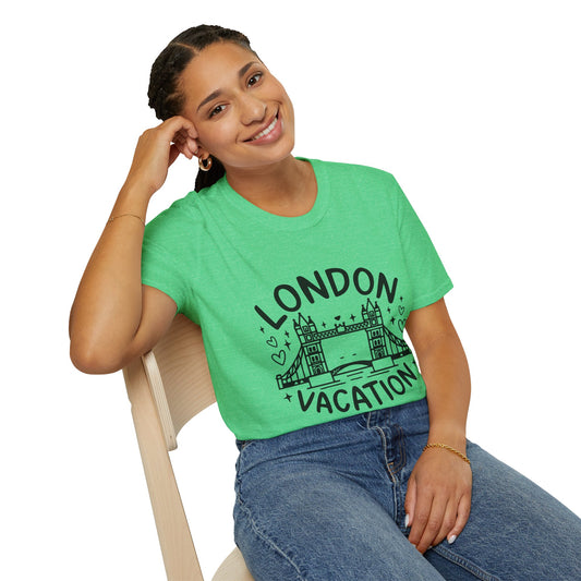 Unisex Softstyle T-Shirt - London's Relaxing Vacation