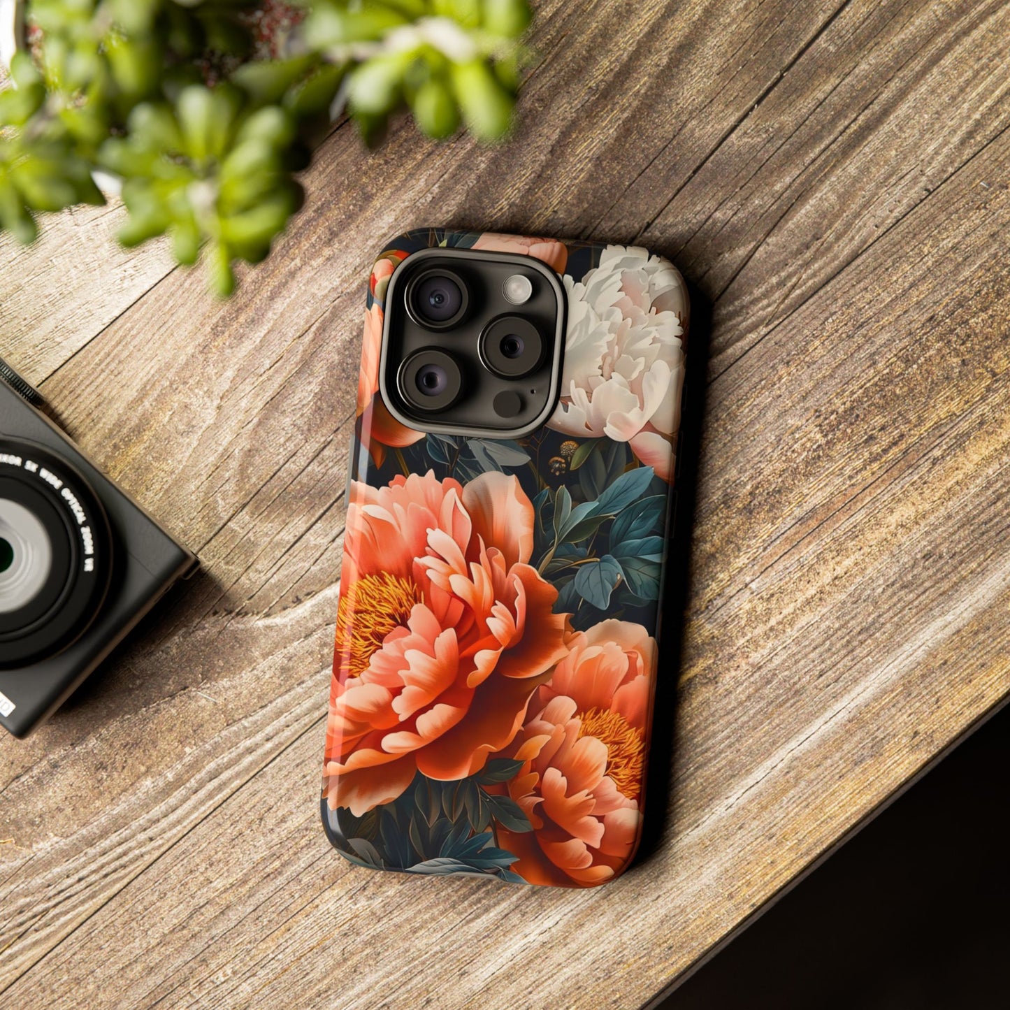 Floral Phone Case - Tough Cases, Durable Cover, Flower Design, Unique Gift, Phone Accessories