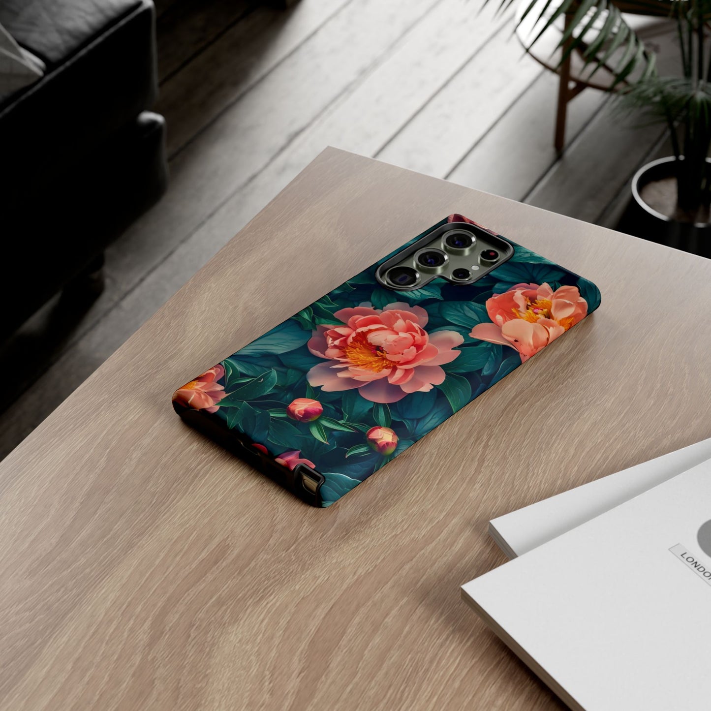 Floral Phone Case - Tough Cases, Flower Design, Botanical Art, Phone Accessory, Gift for Her, Nature Lovers