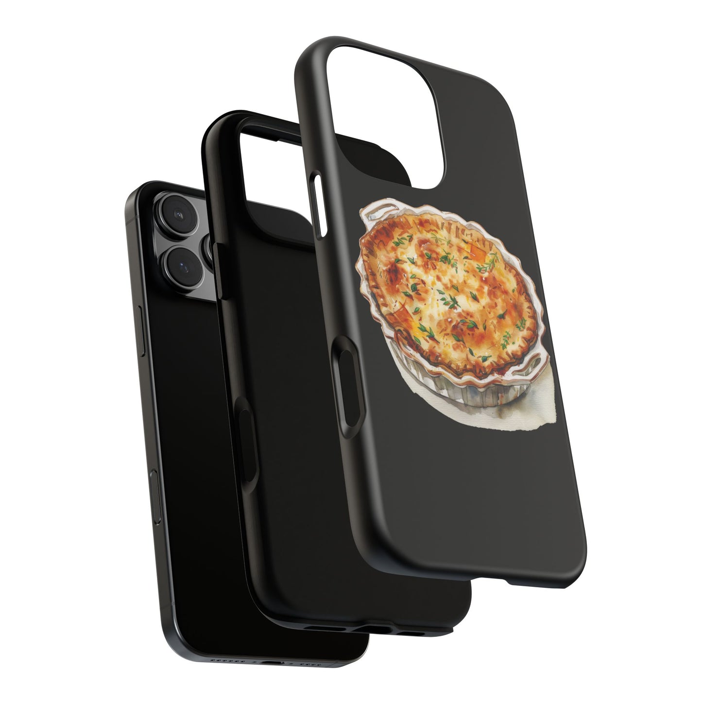 Quiche Phone Case - Funky Kitchen Decor, Foodie Gift, Chef Accessories, Culinary Art, Quirky Phone Cover