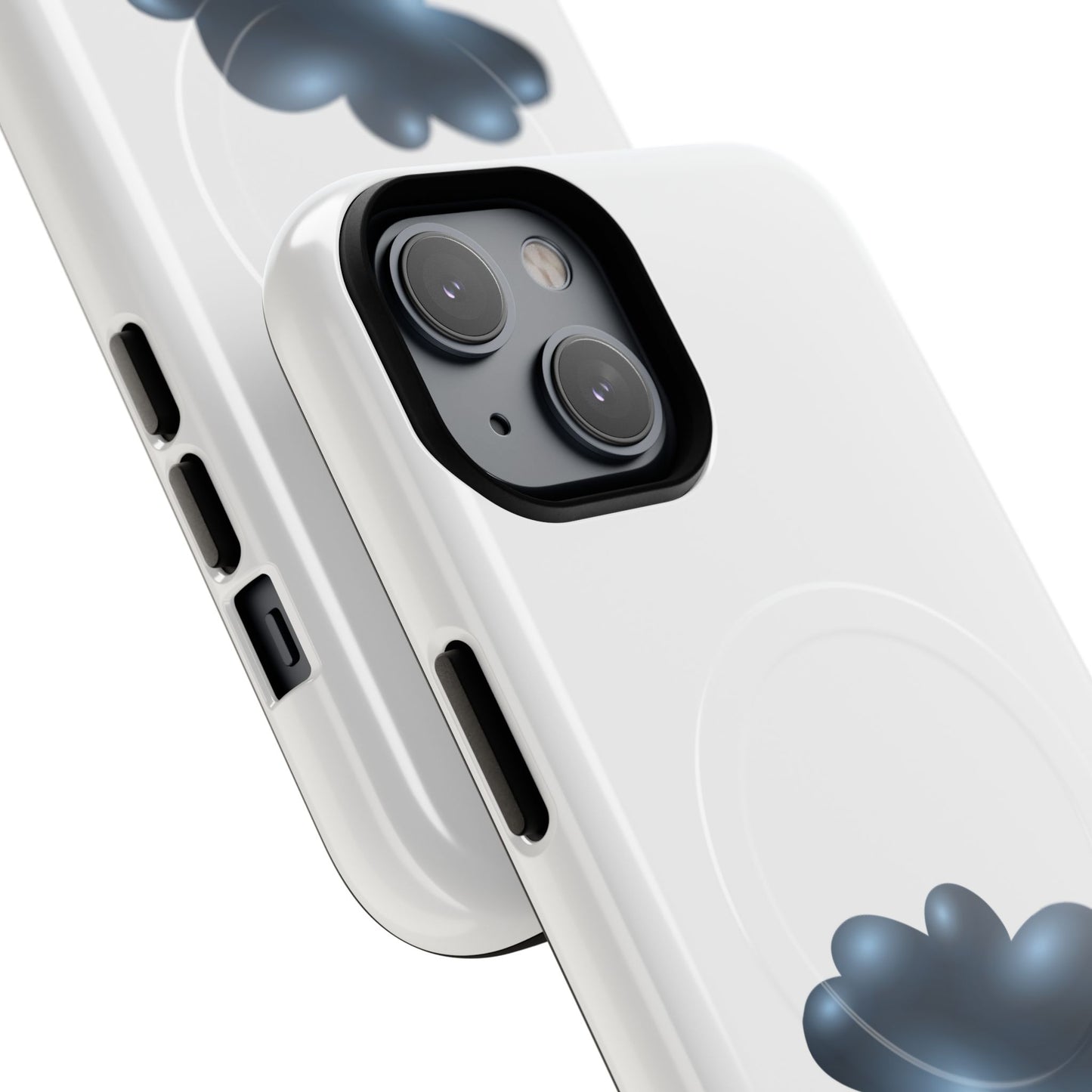 Stylish Magnetic Phone Case, Tough Protective Case, Cloud Design Phone Cover, Unique Gift for Tech Lovers, Trendy Mobile Accessories