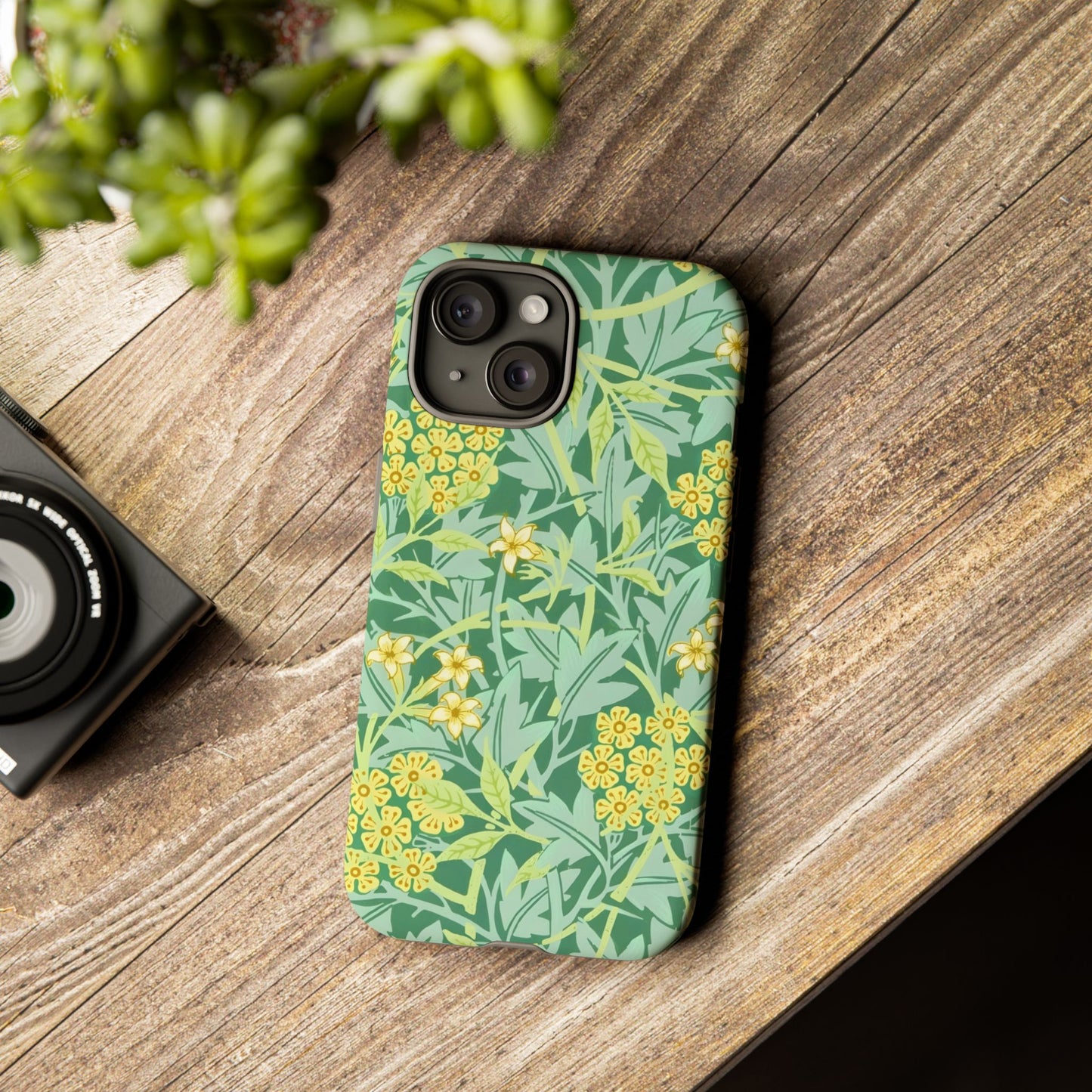 Tough Cases Organic Floral Phone Case, Stylish iPhone Cover, Eco-Friendly Gift, Nature Lover Accessory, Spring Decor, Unique Phone Protector