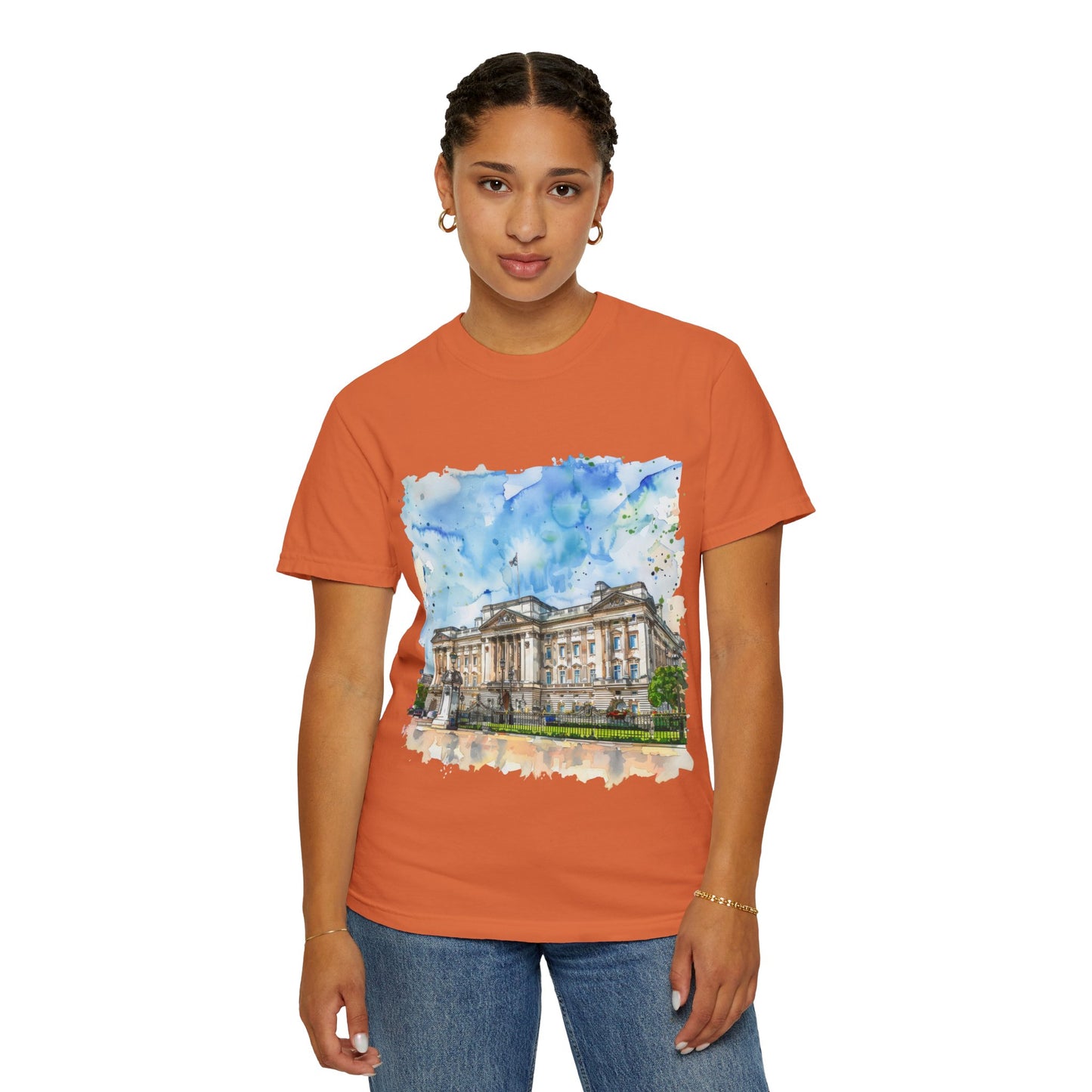 Unisex Garment-Dyed T-shirt - England Aesthetics - Embracing Classic British Charm and Style
