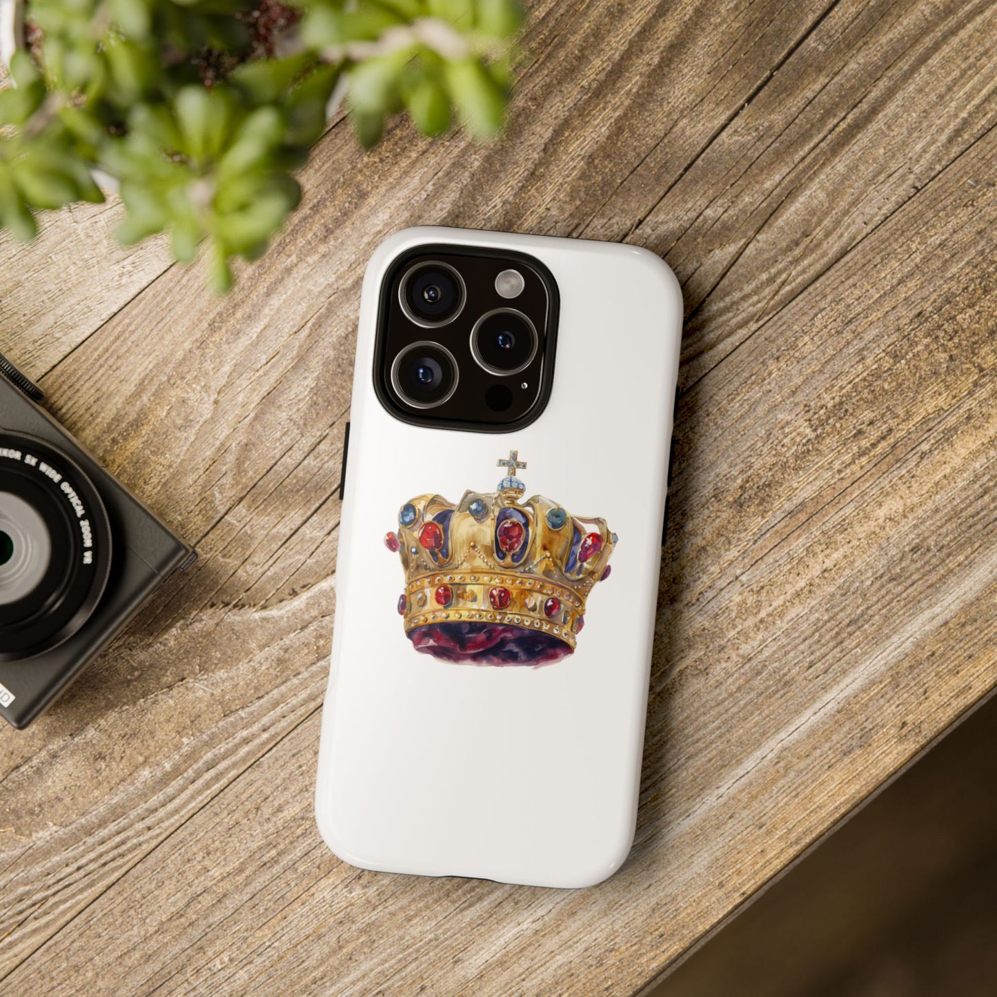 Royal Crown Phone Case | Tough Phone Cases, Stylish Accessories, Gift for Her, Birthday Present, Royalty Vibe