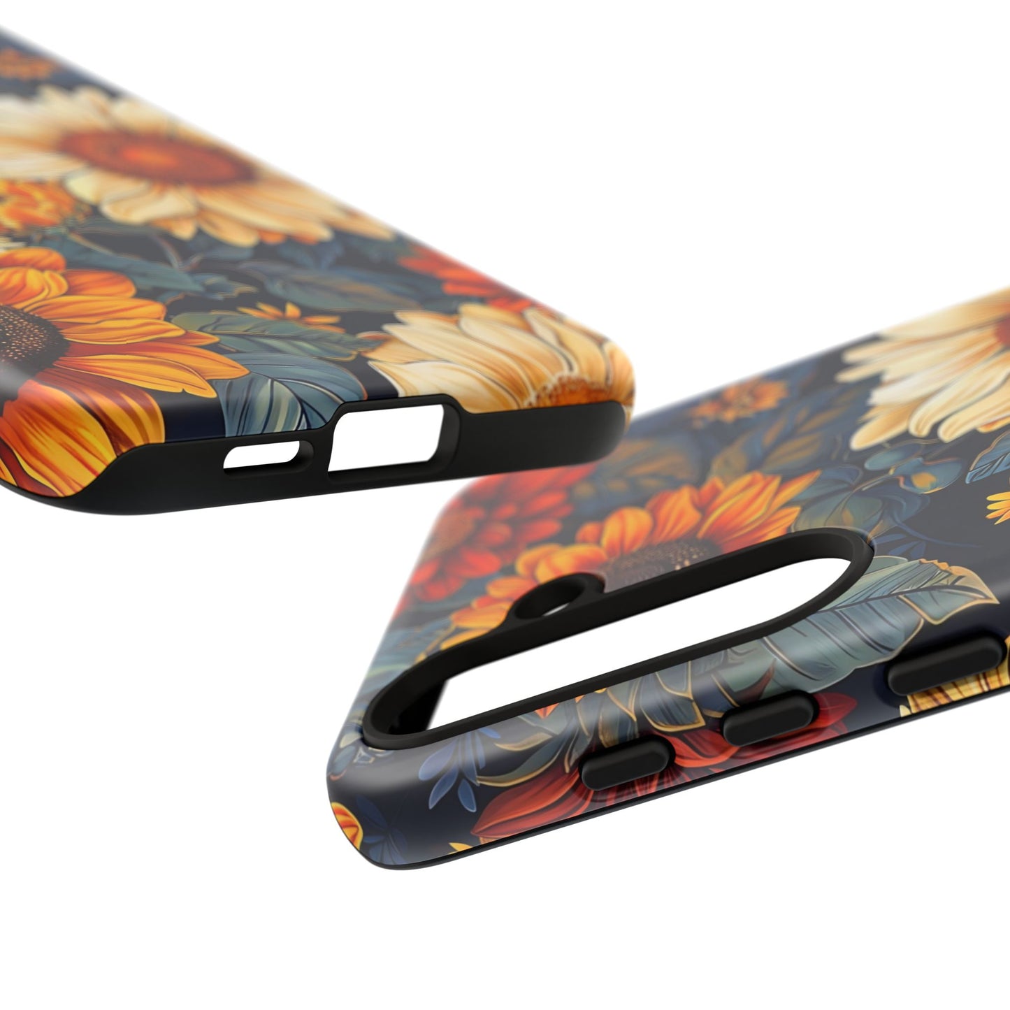 Floral Tough Phone Case | Sunflower Design, iPhone Cover, Protective Case, Gifts for Her, Floral Phone Accessory