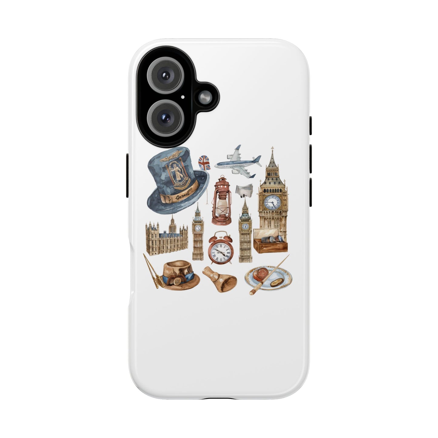 London-Themed Phone Case, Durable iPhone Cover, Gift for Travelers, Unique Cell Phone Accessories, Stylish Gadget Protection