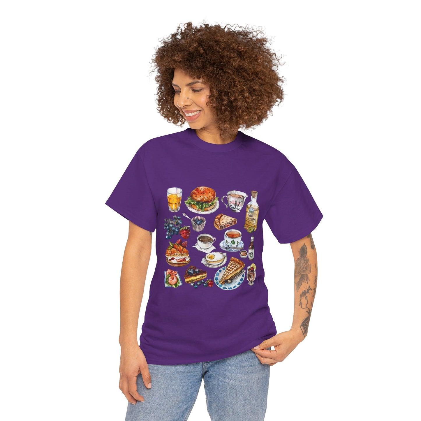 Unisex Heavy Cotton Tee - Heritage and Charm - England's Iconic Symbols