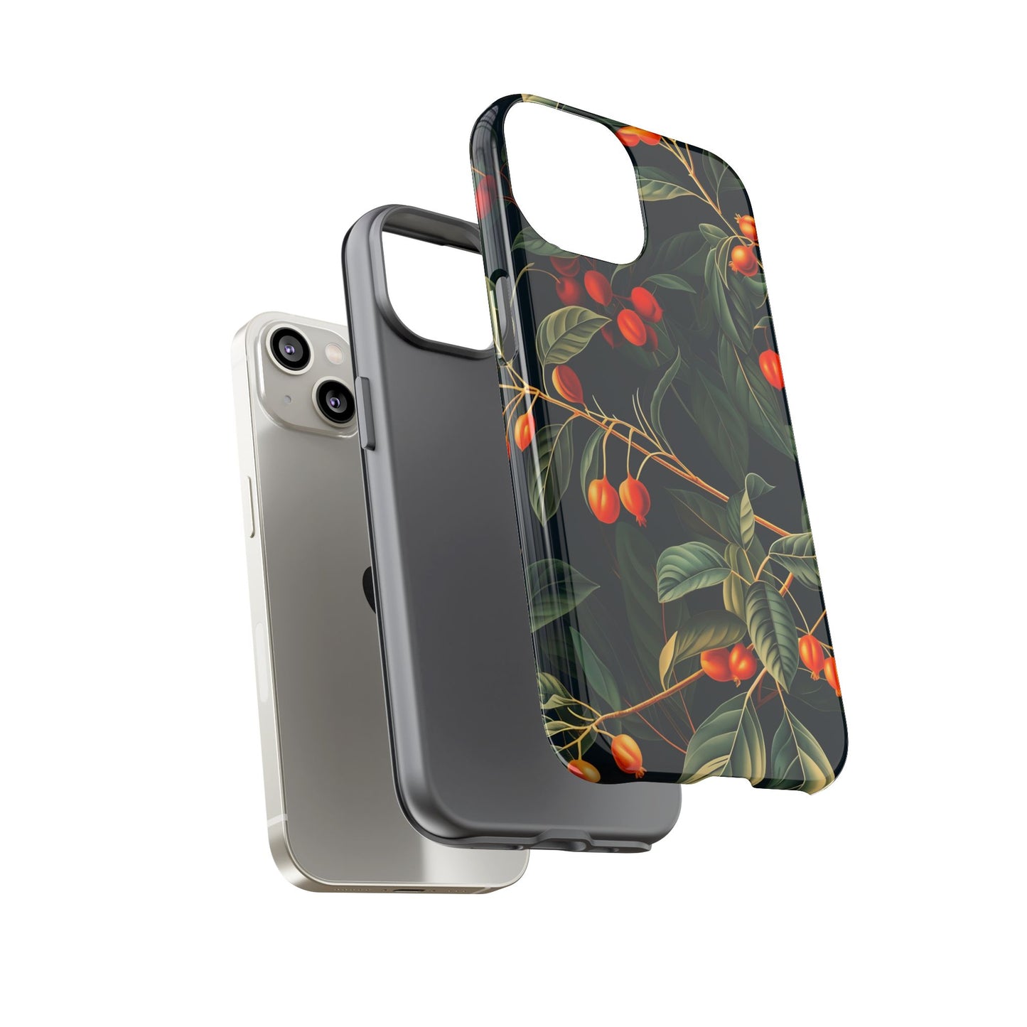 Tough Cases, Floral Phone Case, Nature-Inspired Tech, Unique Gift, Phone Accessory, Botanical Design, Fall Vibes