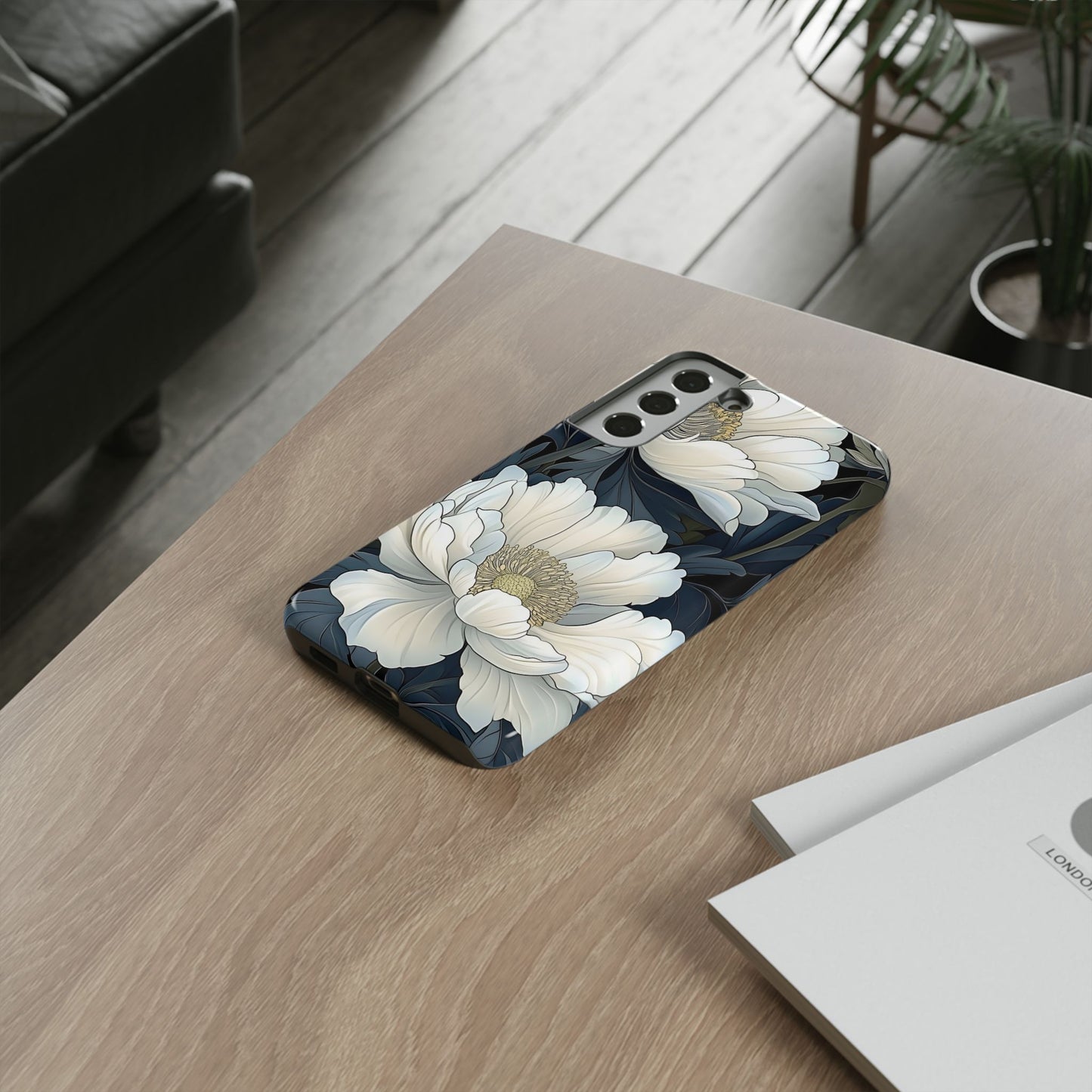 Elegant Floral Phone Case, Floral iPhone Cover, Flower Art Phone Case, Eco-Friendly Mobile Protection, Tough & Stylish Phone Case