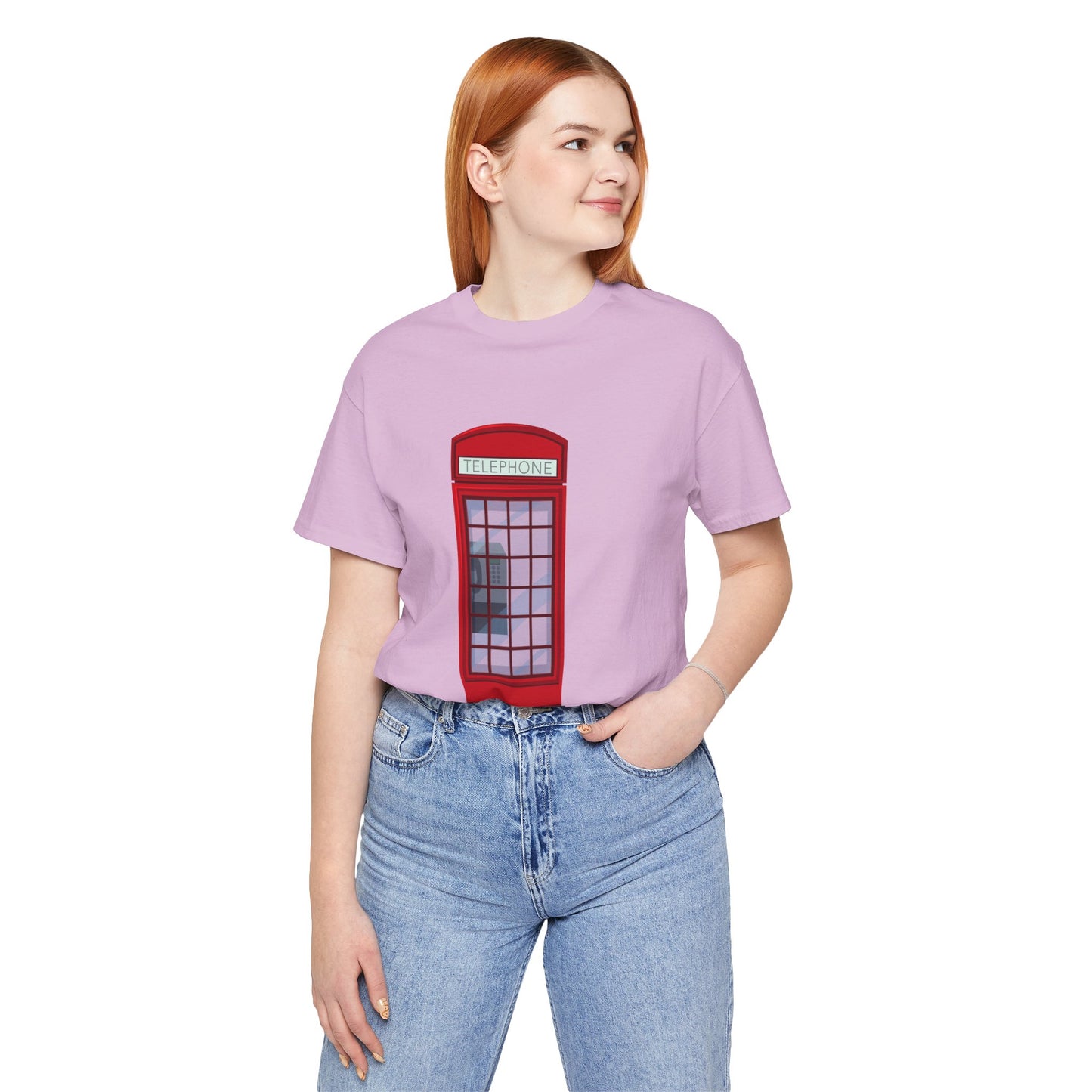 Unisex Jersey Short Sleeve Tee - British Public Telephone