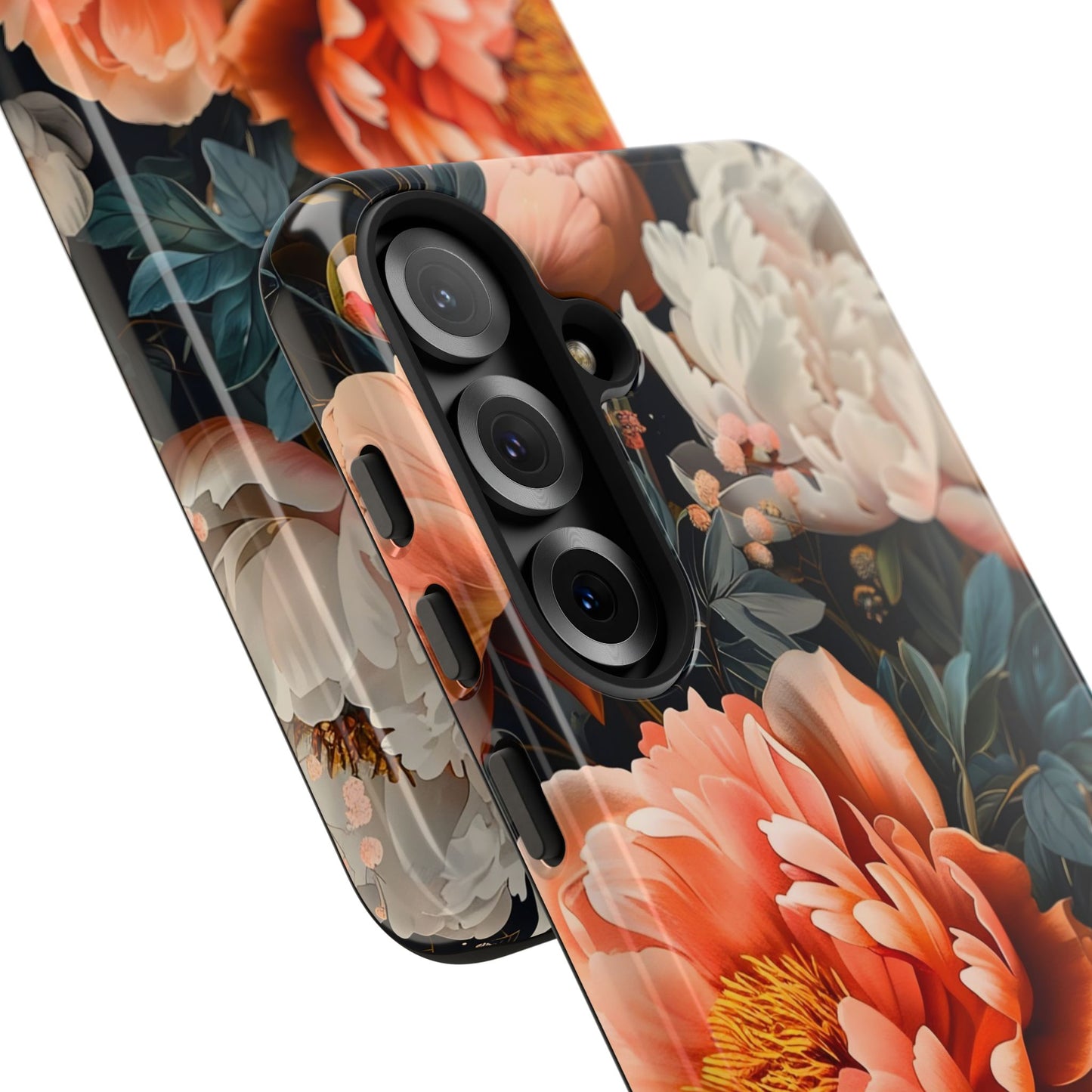 Floral Phone Case - Tough Cases, Durable Cover, Flower Design, Unique Gift, Phone Accessories