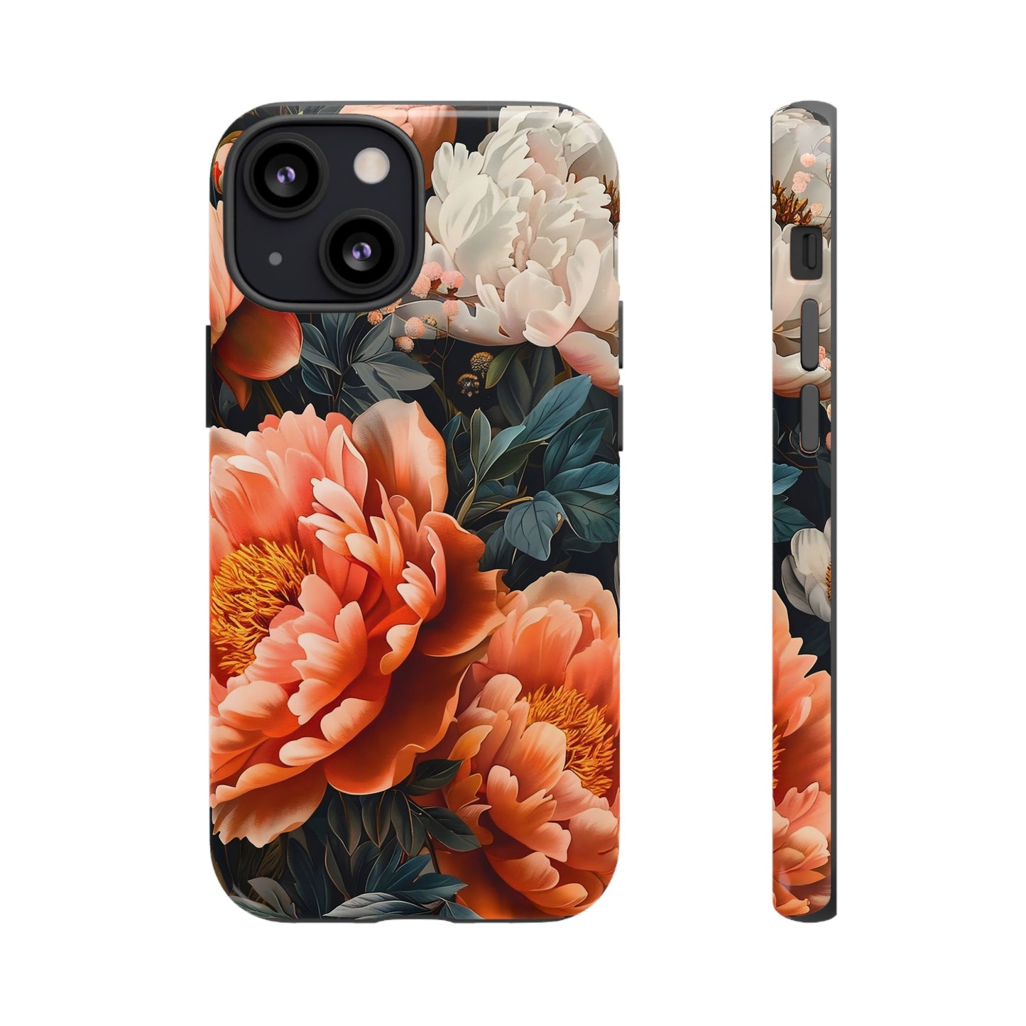Floral Phone Case - Tough Cases, Durable Cover, Flower Design, Unique Gift, Phone Accessories
