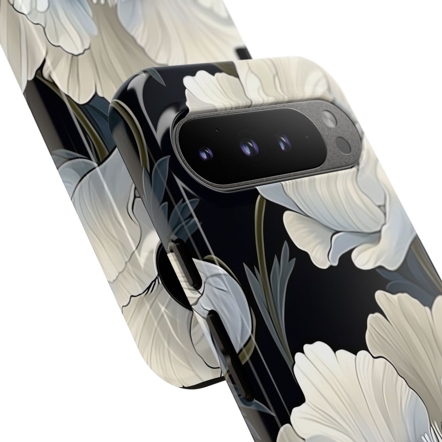 Floral Phone Case, Tough Cases for Women, Stylish Phone Cover, Floral Design Phone Protector, Nature Inspired Tech Accessories