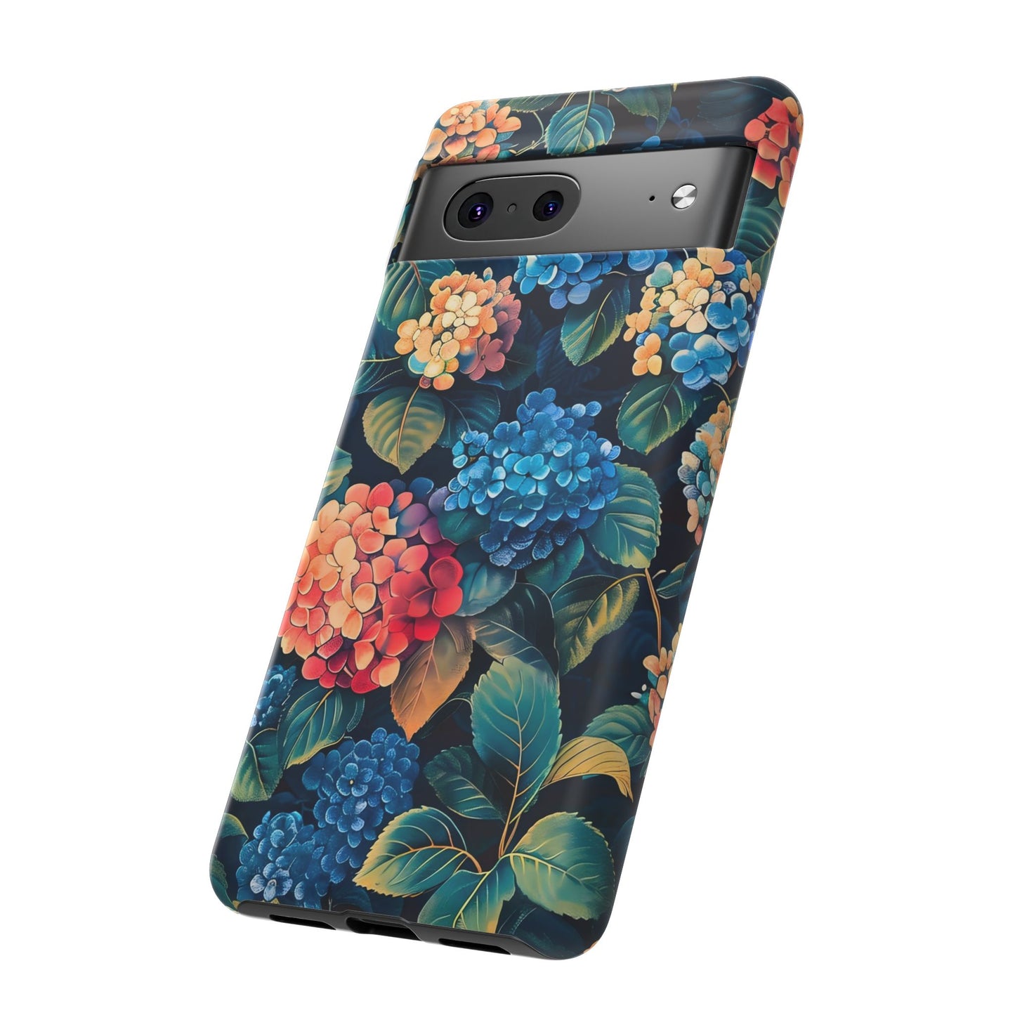 Floral Phone Case, Stylish Tough Case for Gardener Gift, Flower Lover Accessory, Pretty Floral Design, Protective Case