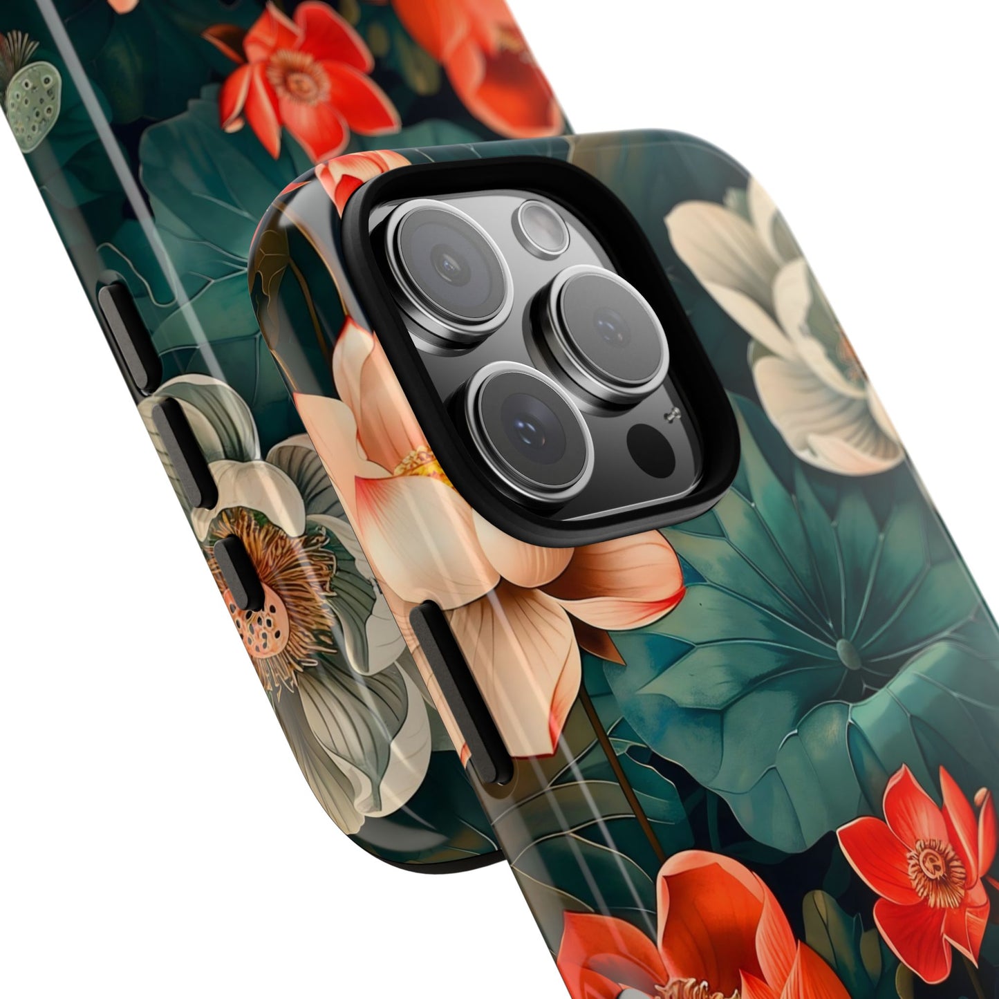 Flower Phone Case, Floral Phone Cover, Tough Case for Floral Lovers, Gift for Her, Stylish Tech Accessories