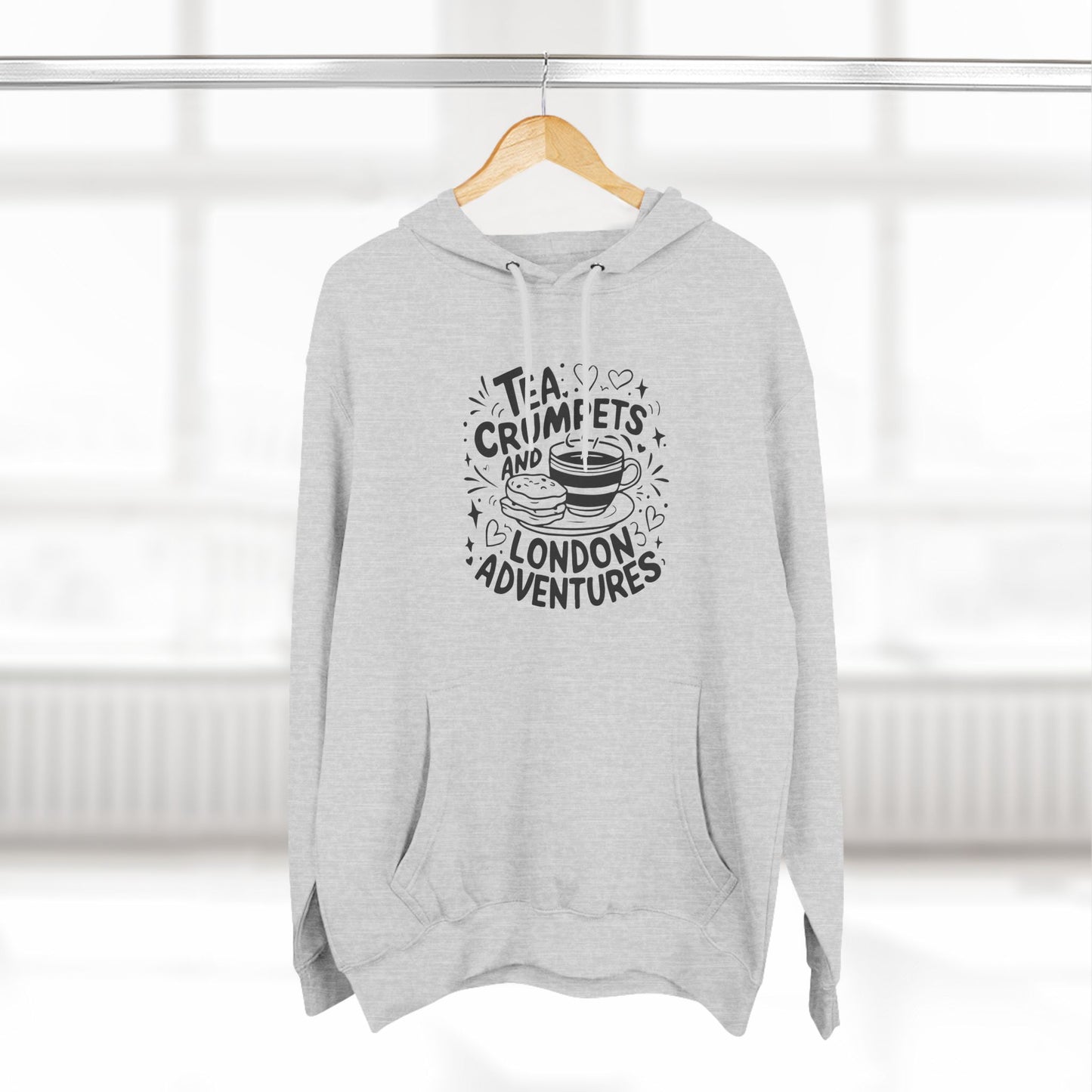 London Adventures Three-Panel Fleece Hoodie