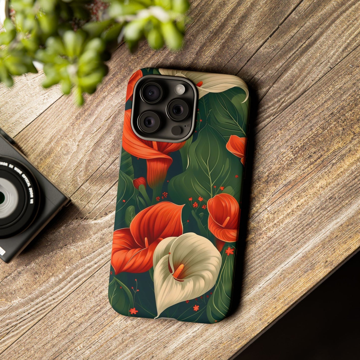 Floral Phone Case, Tough Cases for Stylish Protection, Gift for Her, Nature Lovers, Phone Accessories, Trendy Tech