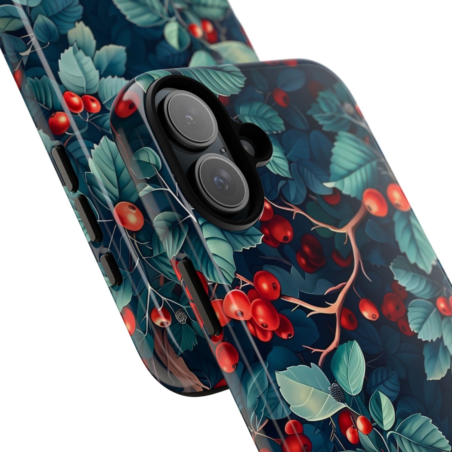 Berry Blossom Phone Case - Nature Lover's Gift, Floral Design, Cute Accessory for Spring, Unique Tech Cover, Perfect for Holidays