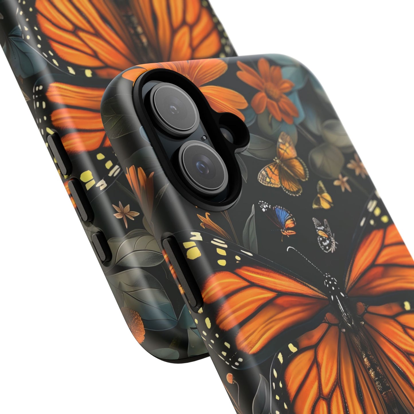 Monarch Butterfly Phone Case, Tough Cases, Nature Lover Gift, Floral Mobile Cover, Eco-Friendly Phone Accessory, Butterfly Design