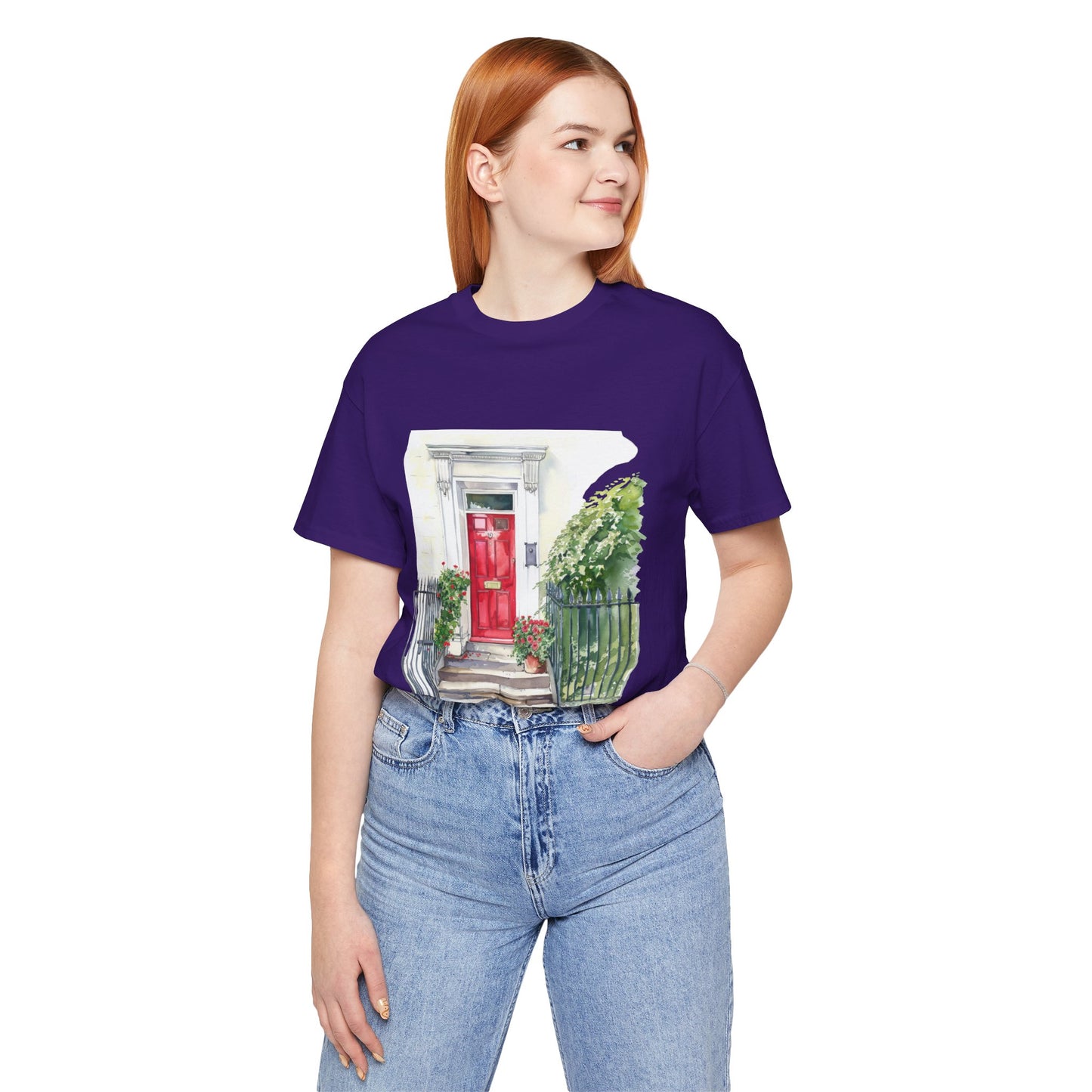 Unisex Jersey Short Sleeve Tee - Greenish British Beauty