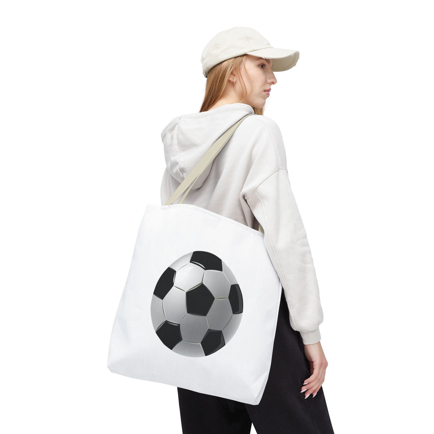 Soccer Tote Bag - Perfect for Sports Lovers, Gym, Shopping, Gifts, and Practice!