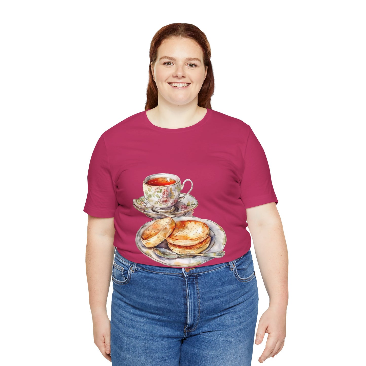 Unisex Jersey Short Sleeve Tee - A Taste of Tradition - Iconic British Cuisine