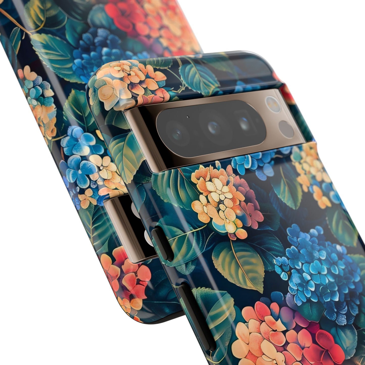 Floral Phone Case, Stylish Tough Case for Gardener Gift, Flower Lover Accessory, Pretty Floral Design, Protective Case