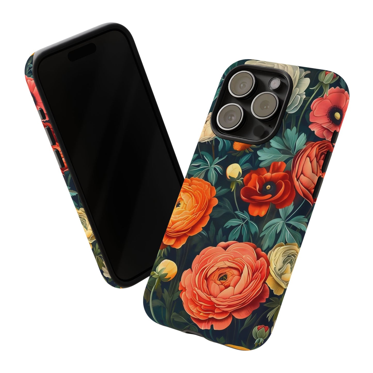 Floral Phone Case, Tough Cases - Stylish Protection, Gifts for Her, Nature Lover Decor, Floral Accessories