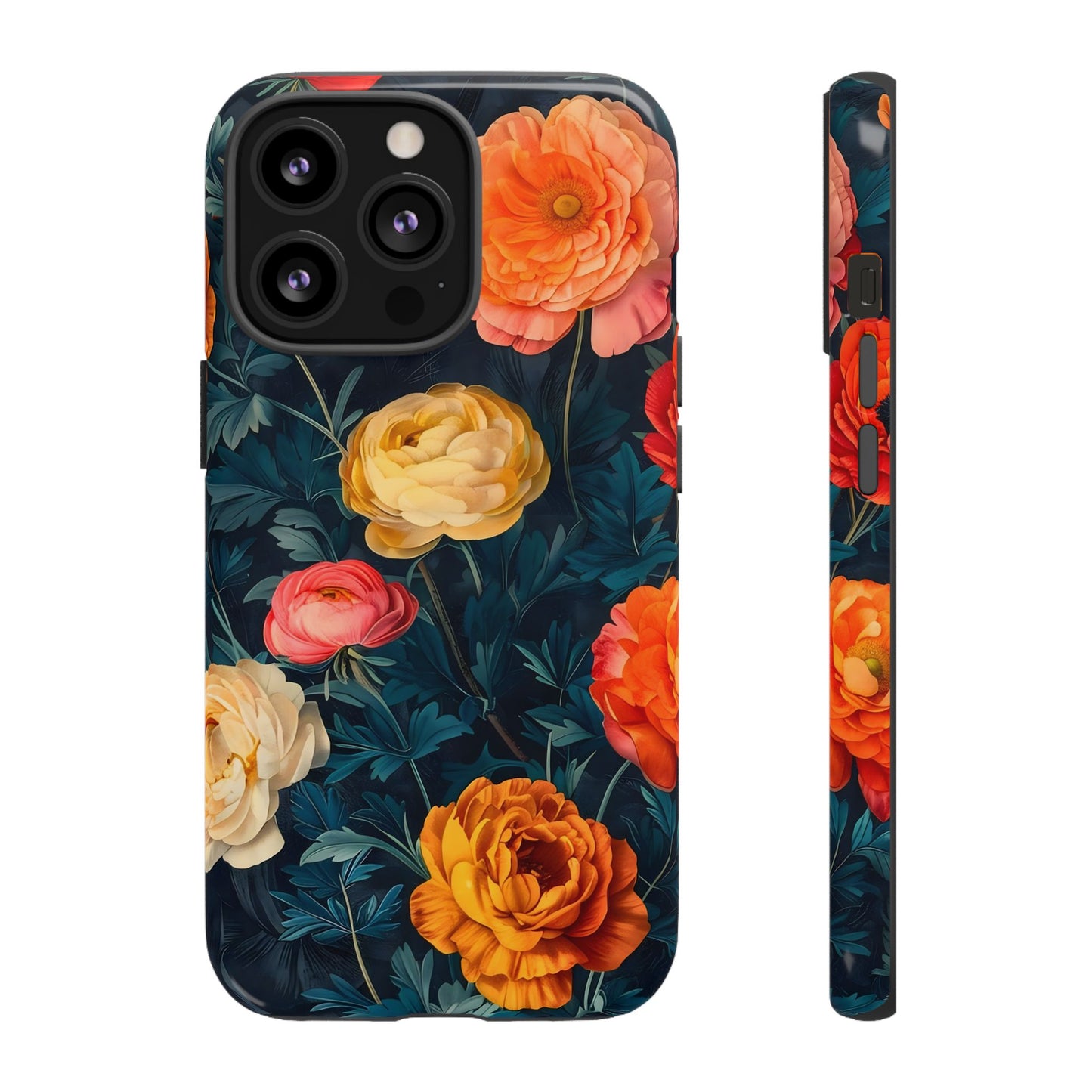 Floral Phone Case, Tough Cases for Phone Protection, Gift for Flower Lovers, Floral Designs, Spring Decor