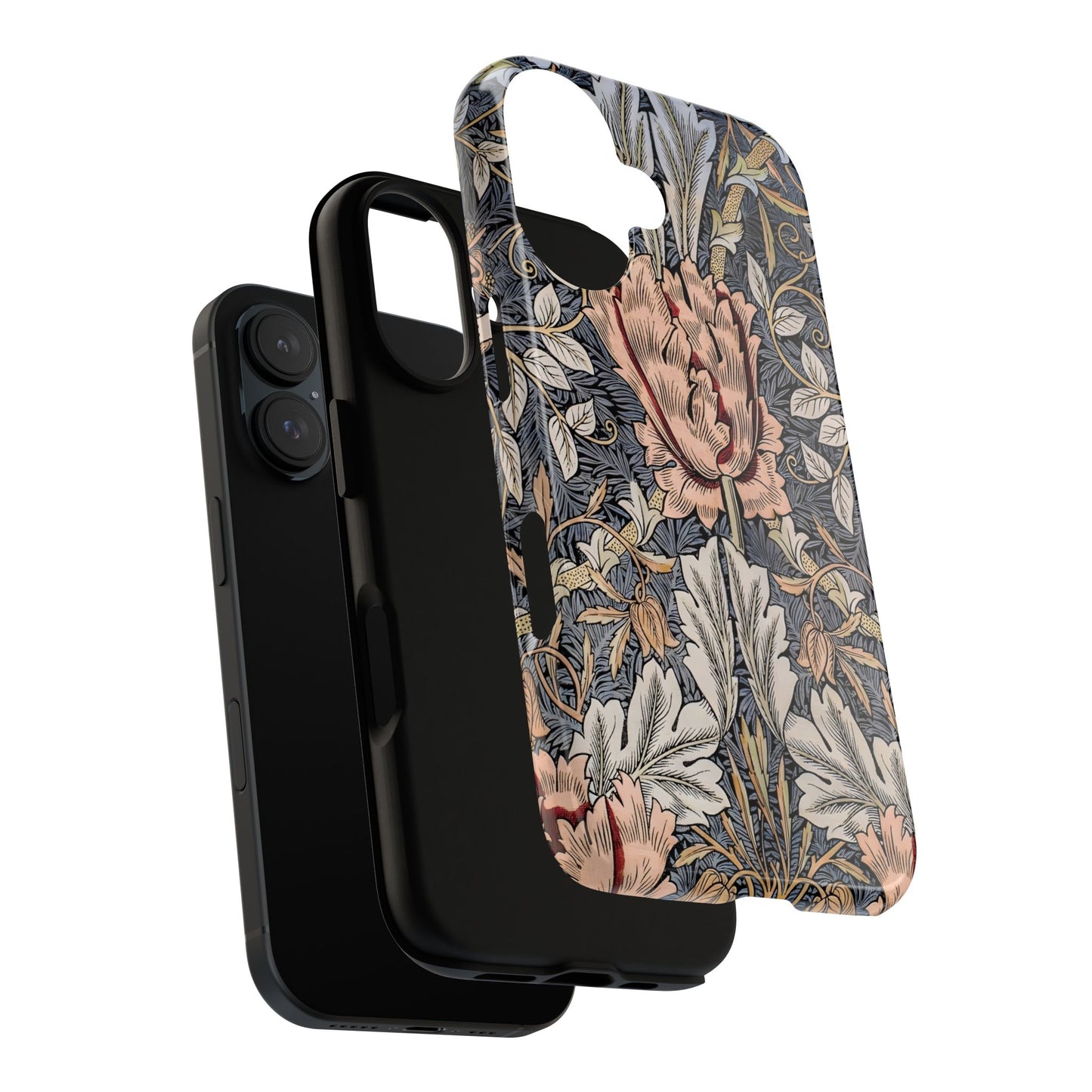 Floral Phone Case, Tough Cases for Stylish Protection, Flower Design, Gift for Her, Phone Accessories, Trendy Mobile Covers