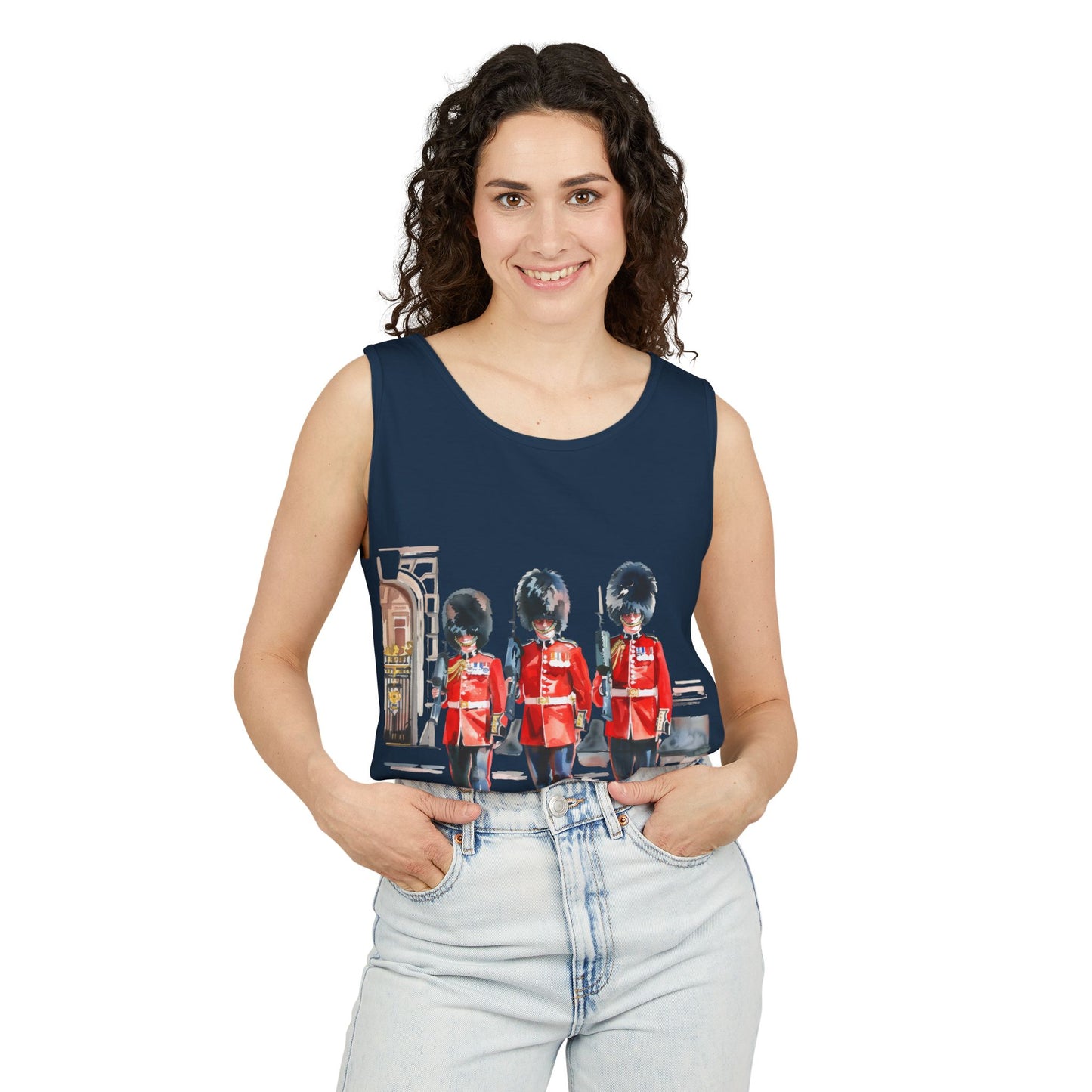 Unisex Garment-Dyed Tank Top - British Royal Guard