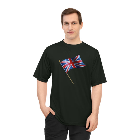 Unisex Zone Performance T-shirt - Heartfelt England - Union Jack Love