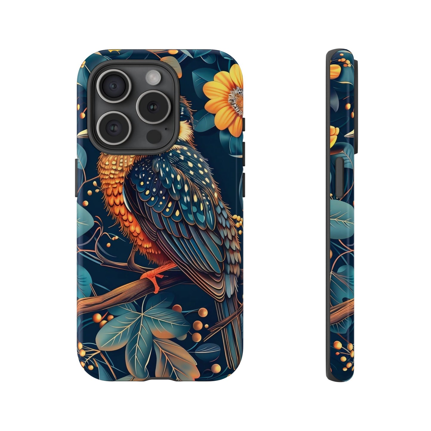 Nature-Inspired Phone Case | Artistic Bird Design | Tough Cases for Nature Lovers, Unique Gift, Eco-Friendly, Wildlife Decor
